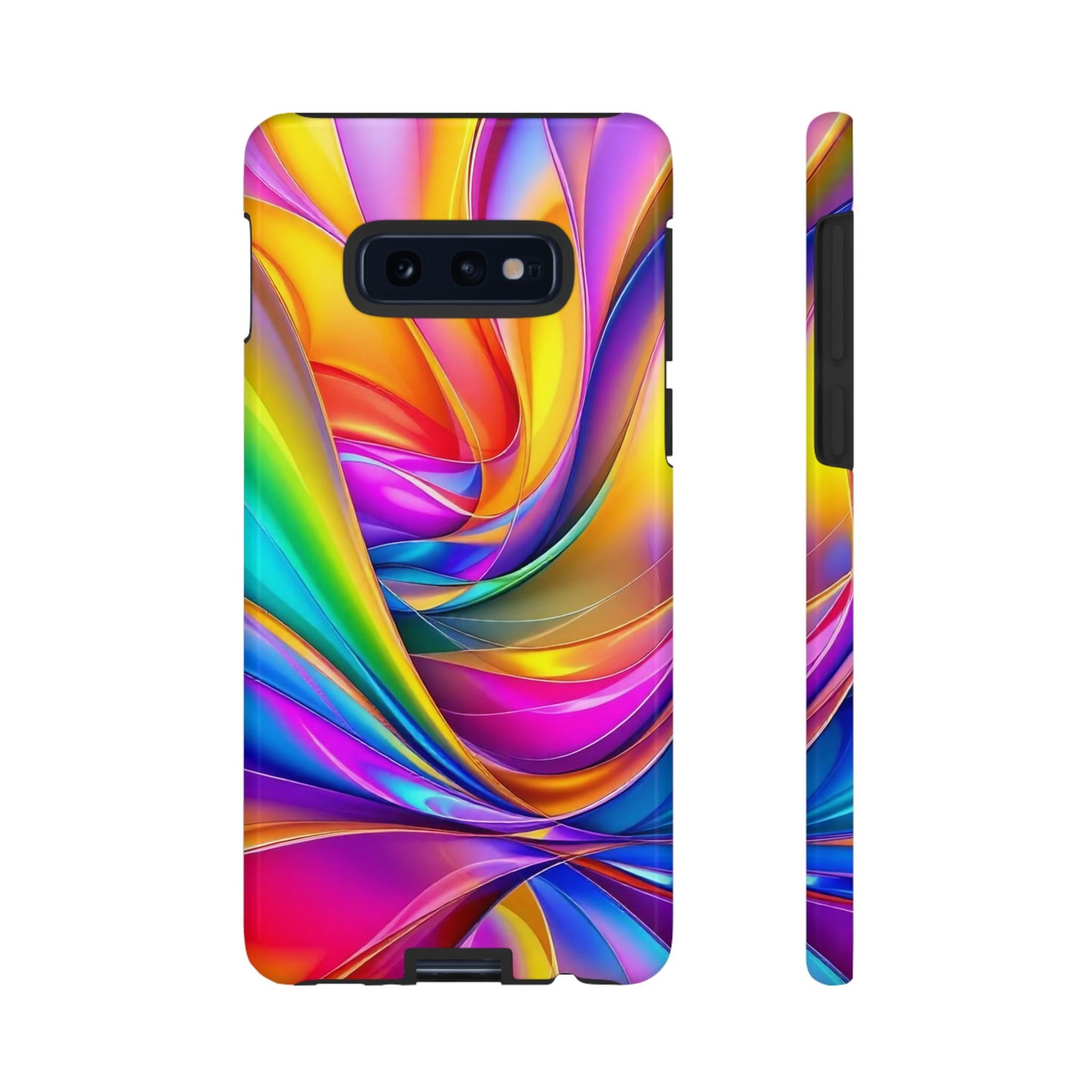 Deconstructed Rainbow Wave Samsung Tough Case