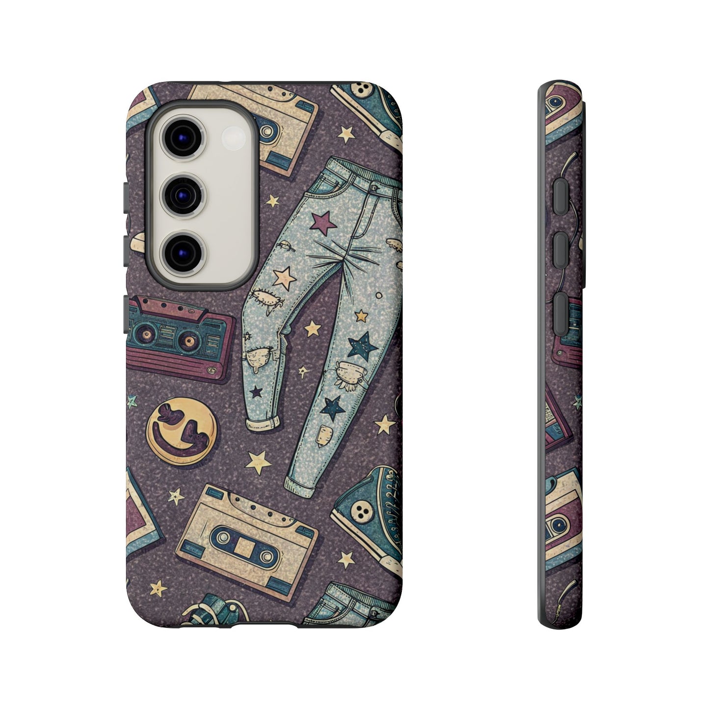 90s Cassette Collage Samsung Tough Phone Case