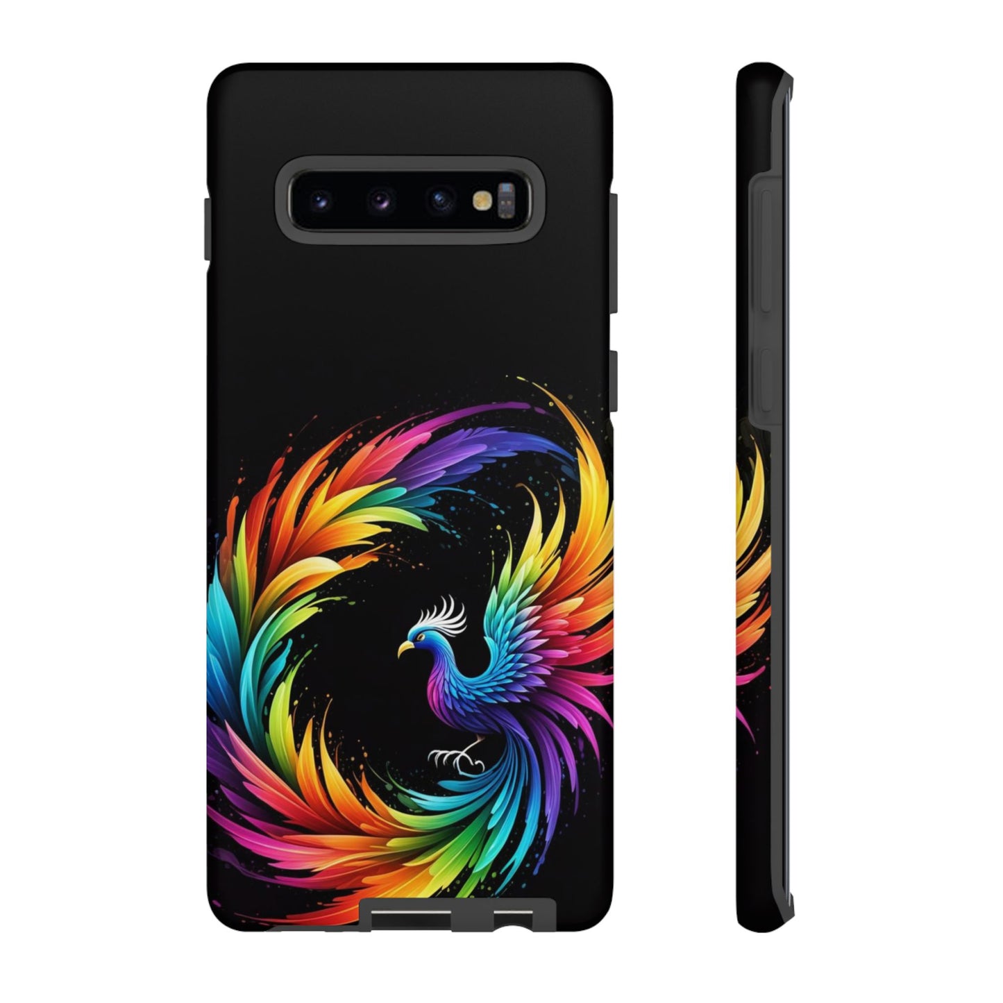 Rainbow Phoenix Design Samsung Phone Case