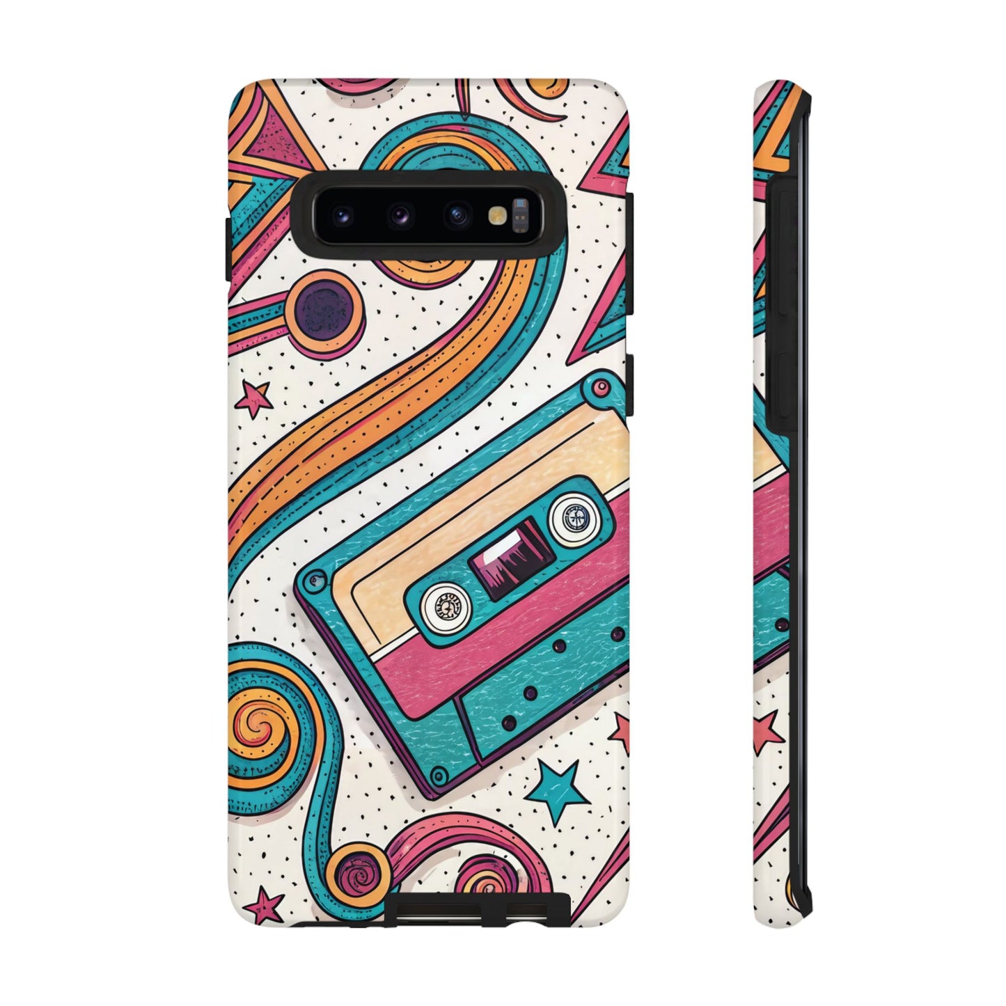 Retro Cassette Samsung Tough Phone Case