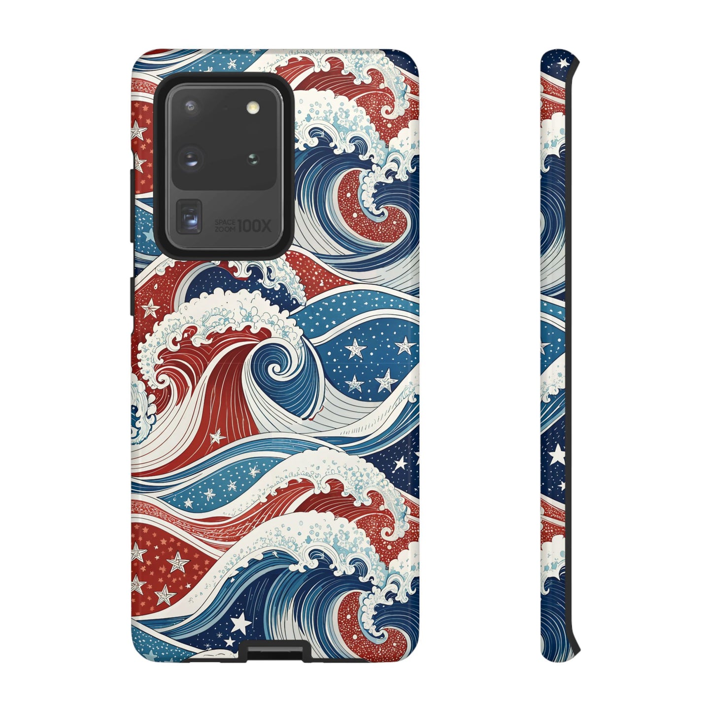Patriotic Waves Samsung Tough Case Phone Case