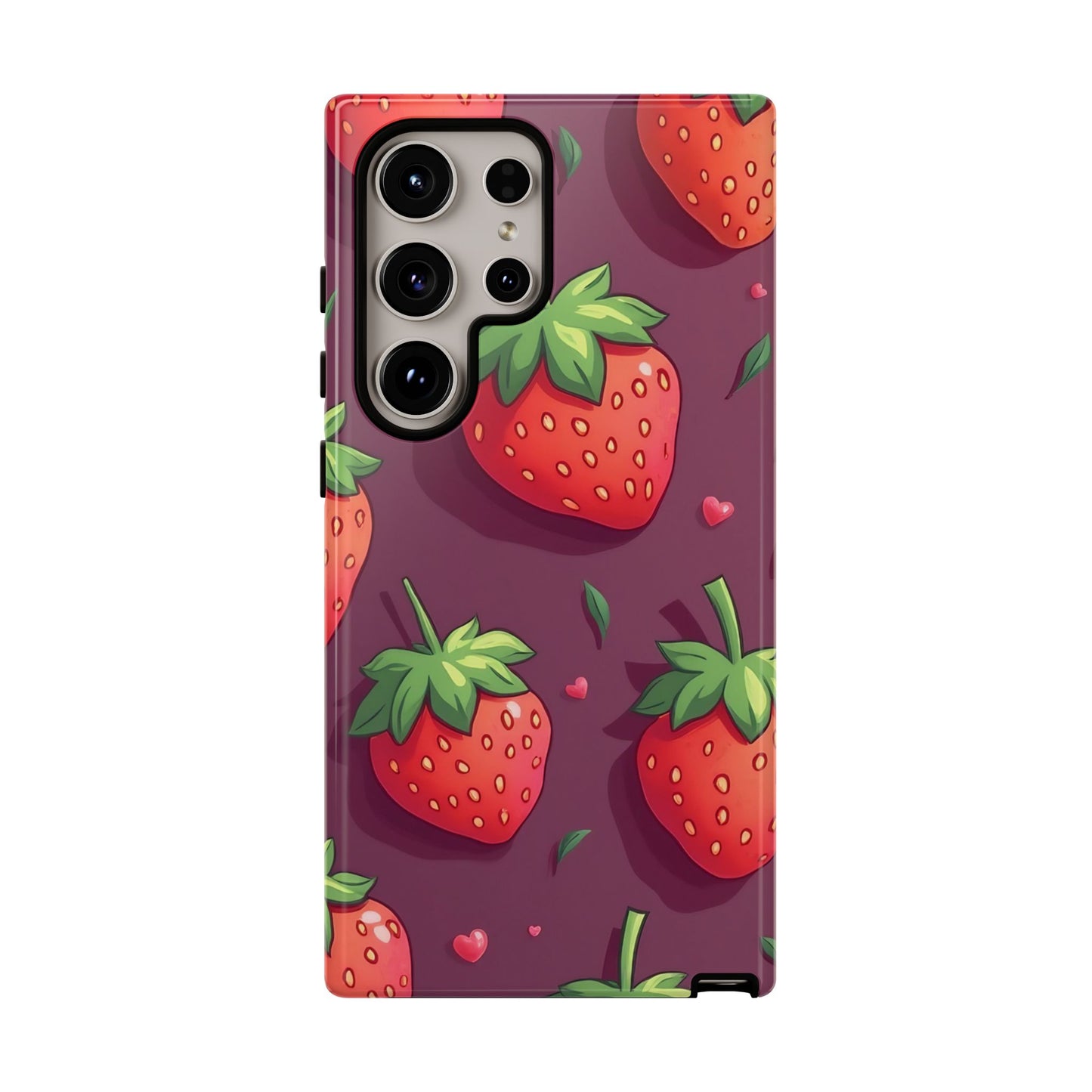 Strawberry Design Samsung Tough Phone Case