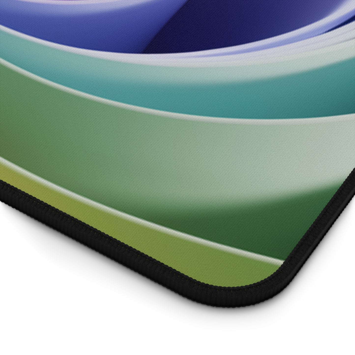 Twisted Rainbow Swirl Desk Mat