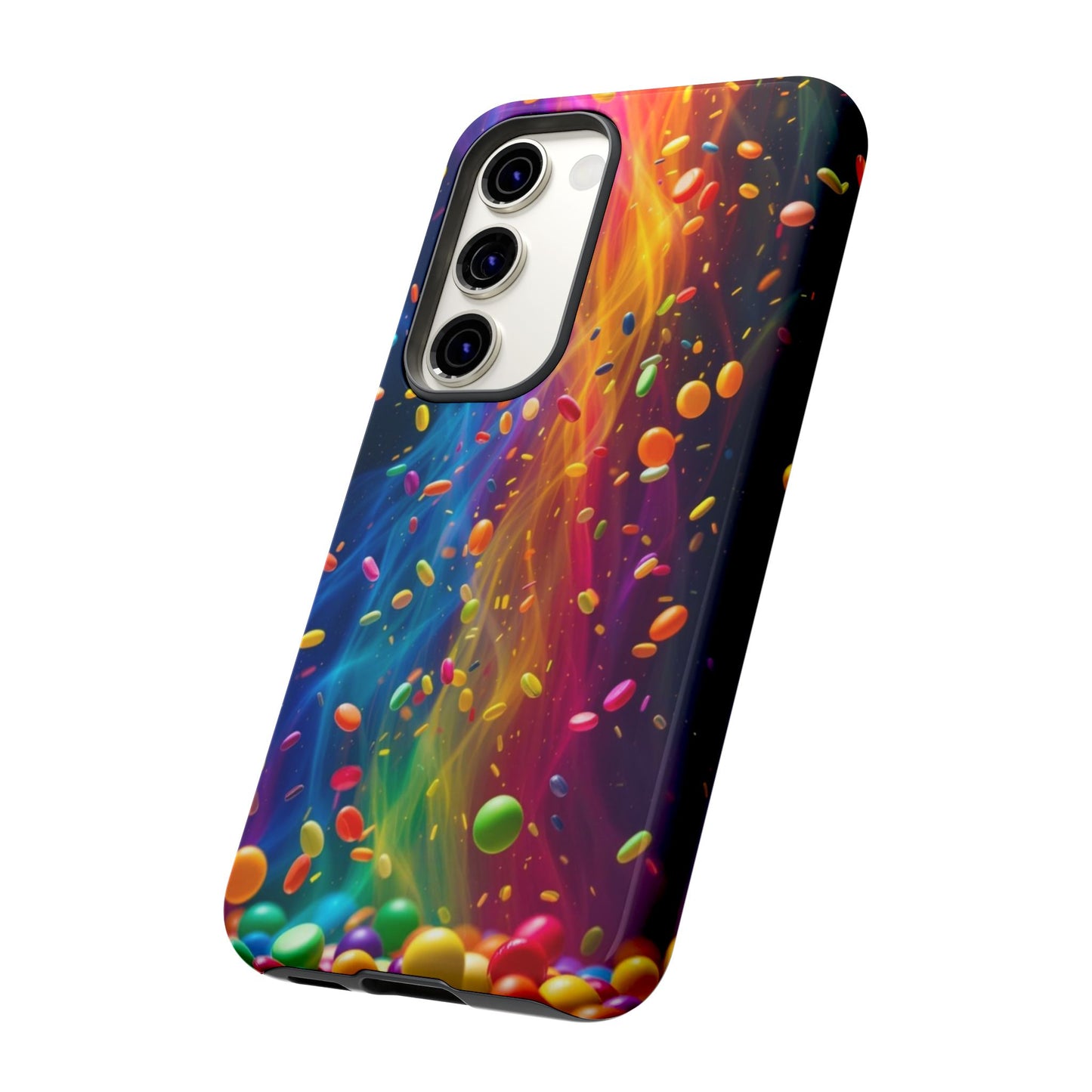 Rainbow Candy Rain Tough Phone Case