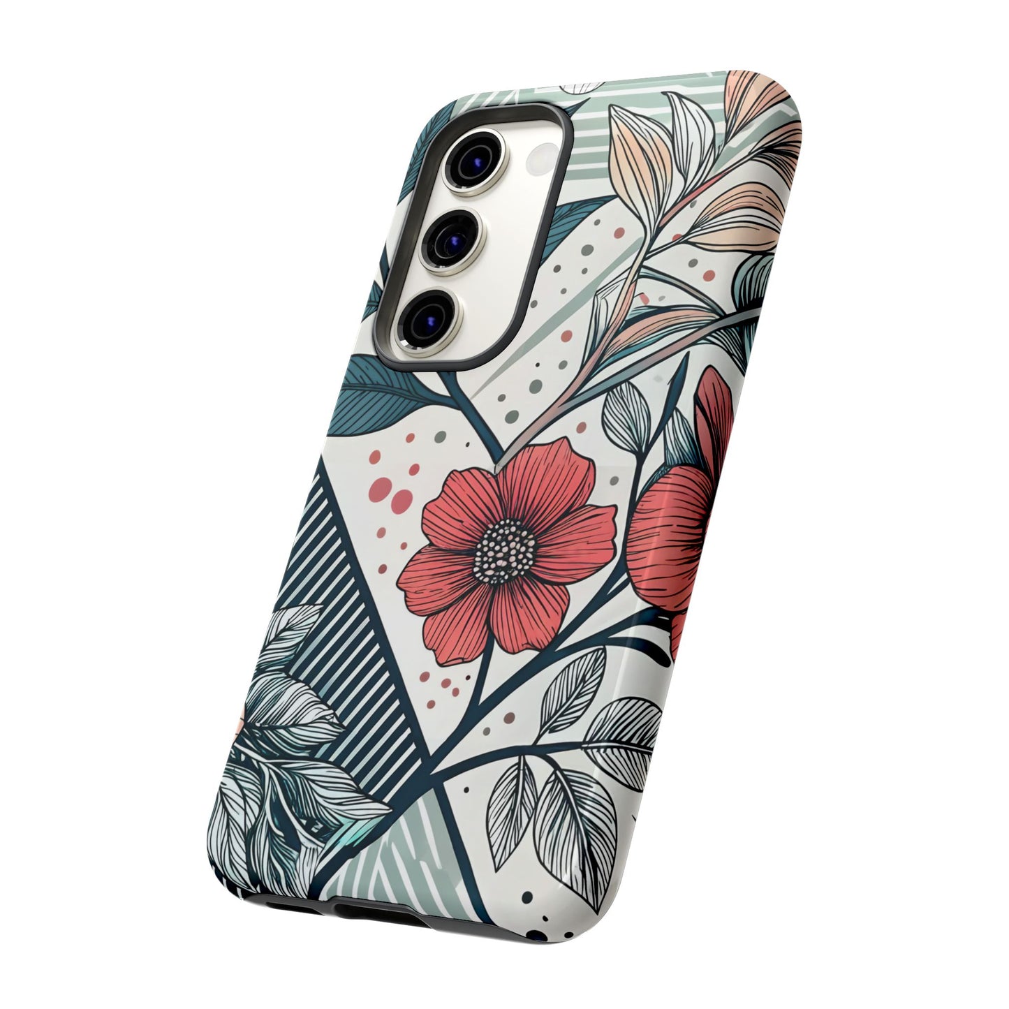 Geometric Flower Samsung Case