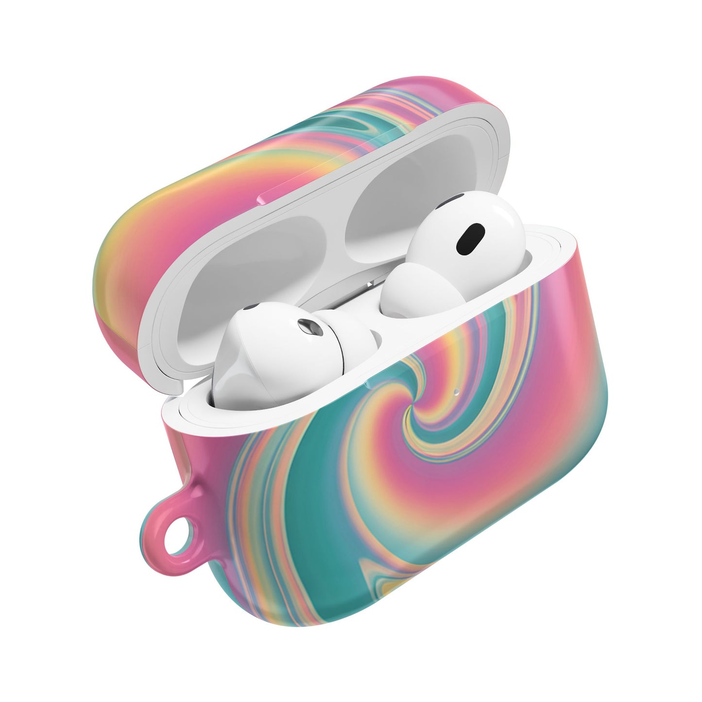 Cotton Candy Rainbow Swirl AirPod Case
