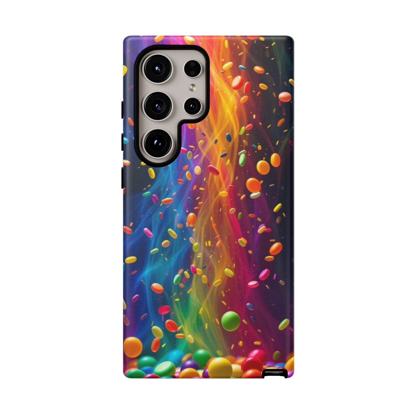 Rainbow Candy Rain Tough Phone Case