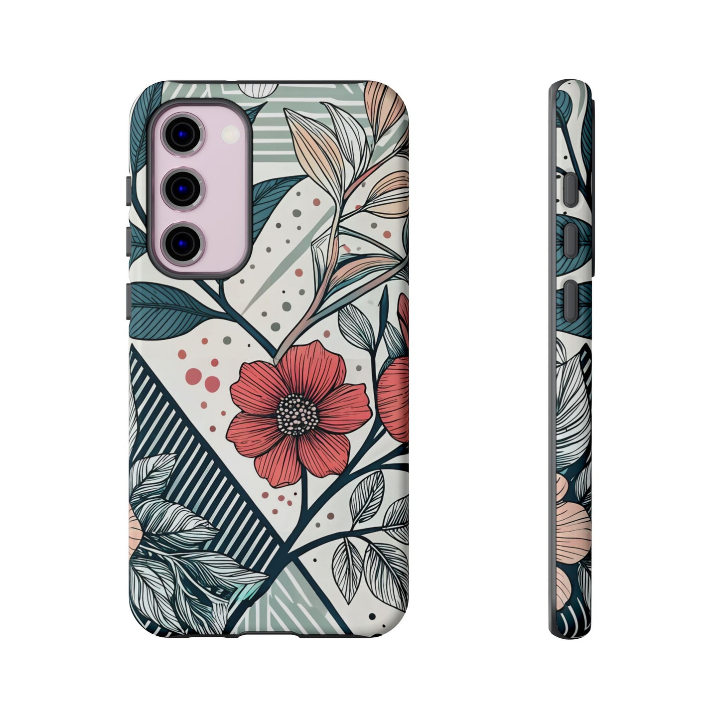 Geometric Flower Samsung Case