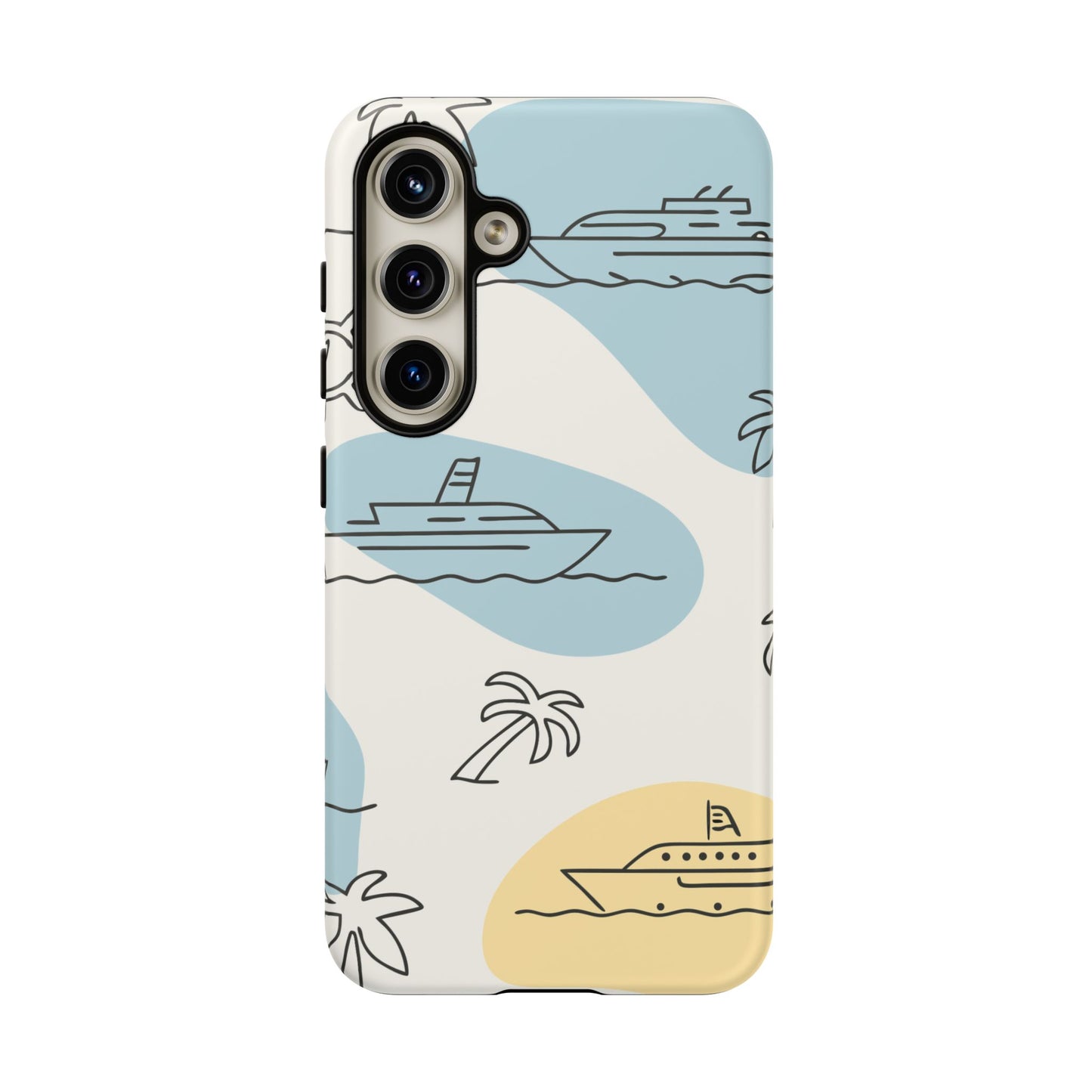 Retro Cruise Vacation Samsung Tough Phone Case