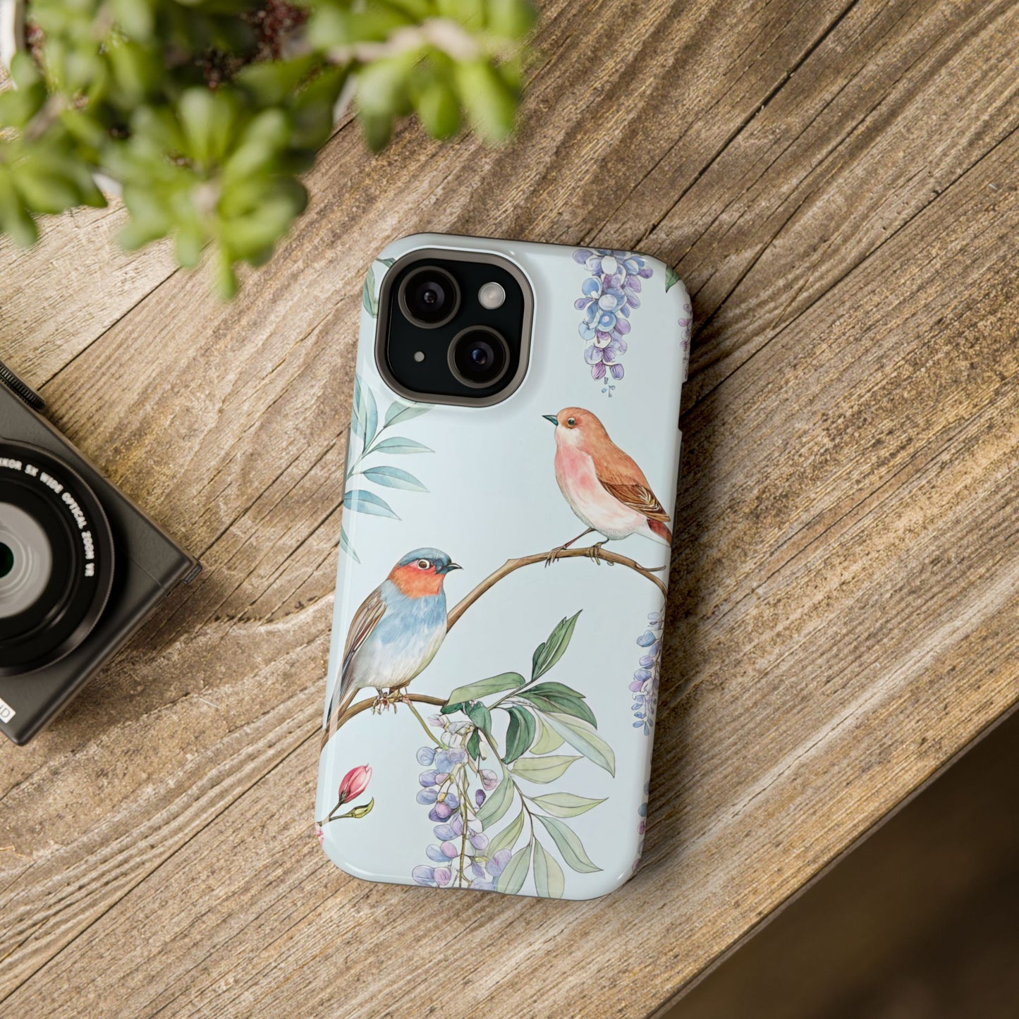 iPhone Tough Case - Spring Bird Design