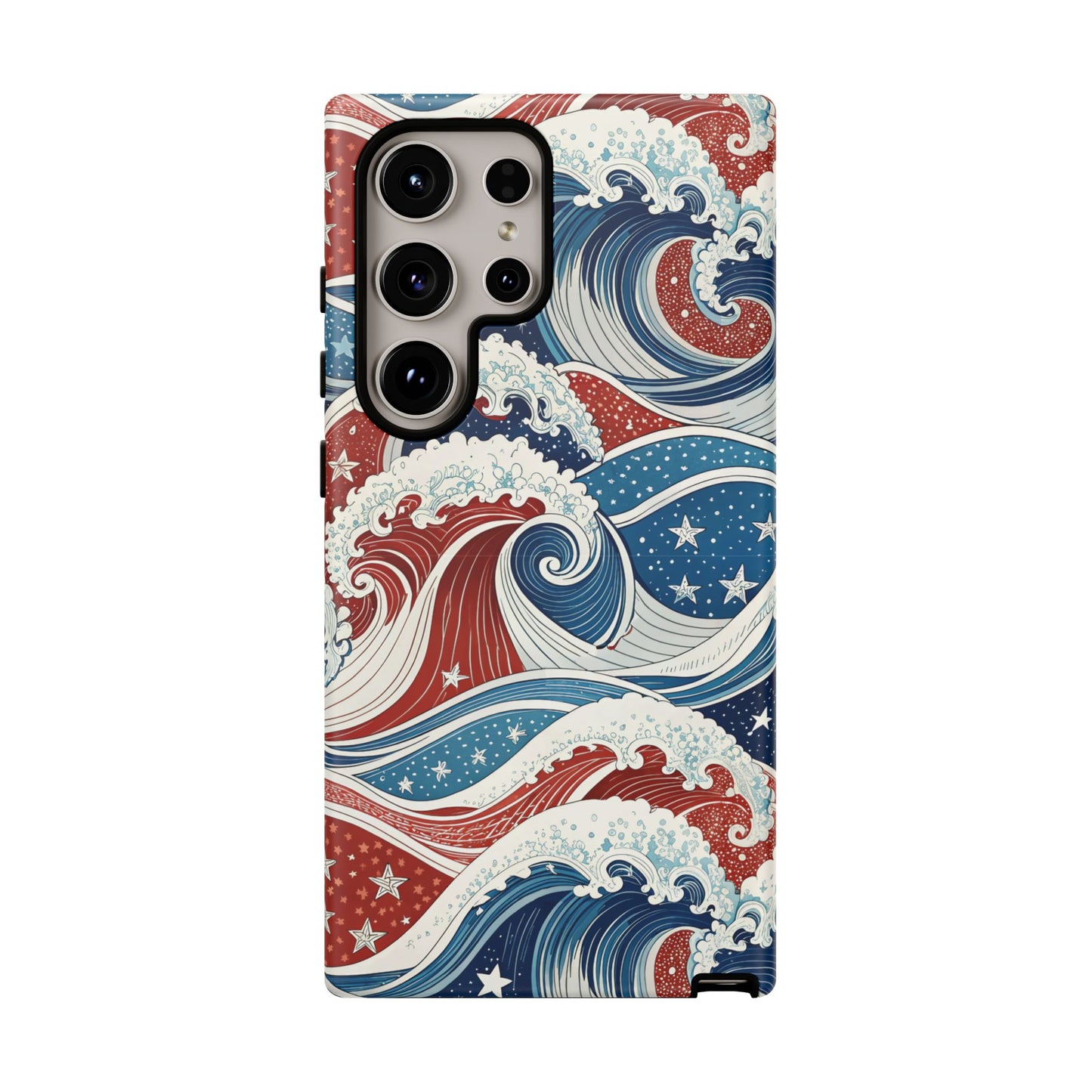 Patriotic Waves Samsung Tough Case Phone Case