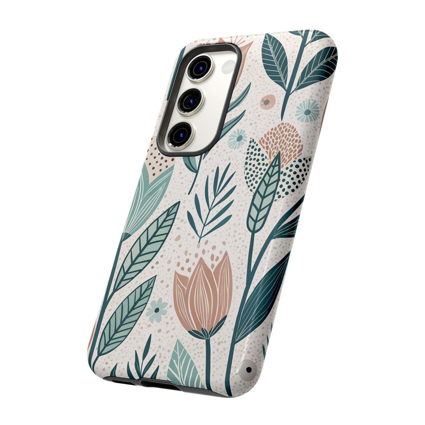 Swedish Inspired Floral Design Samsung Phone Case