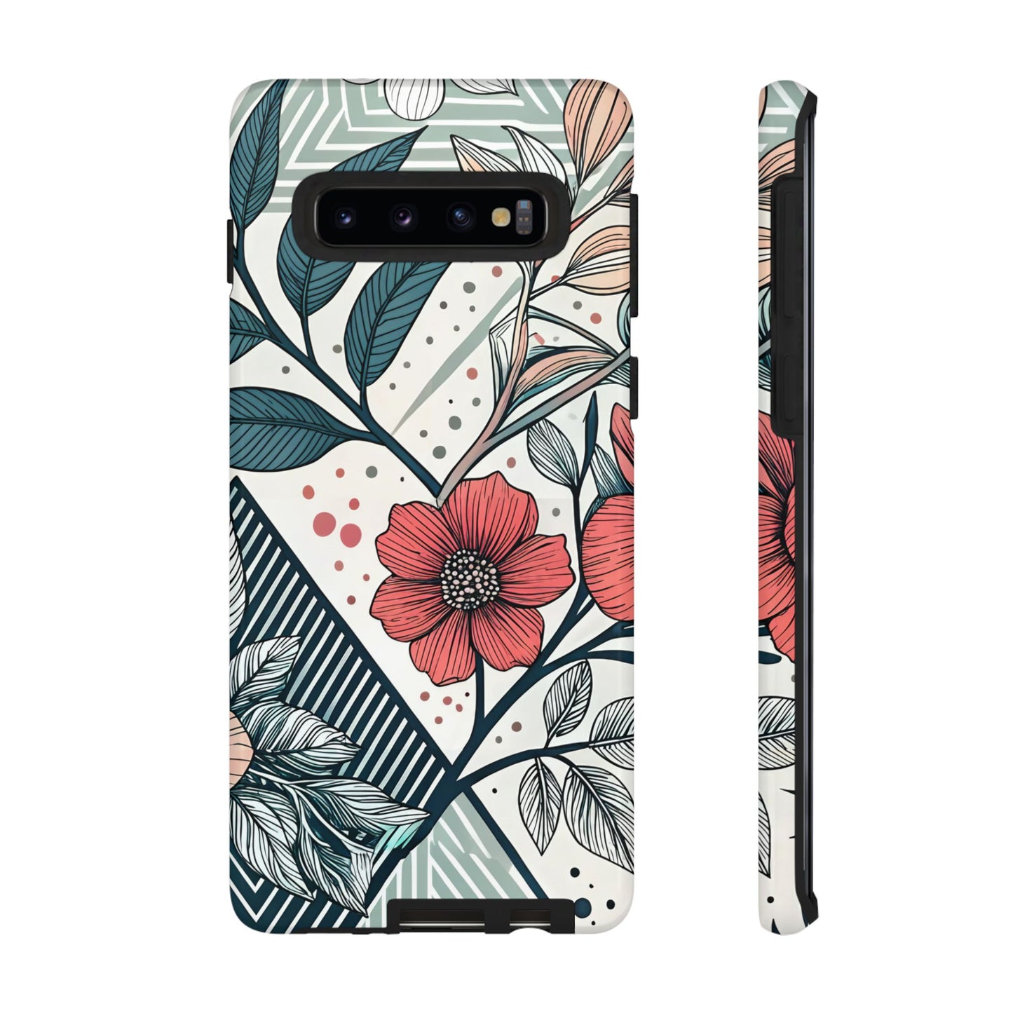 Geometric Flower Samsung Case
