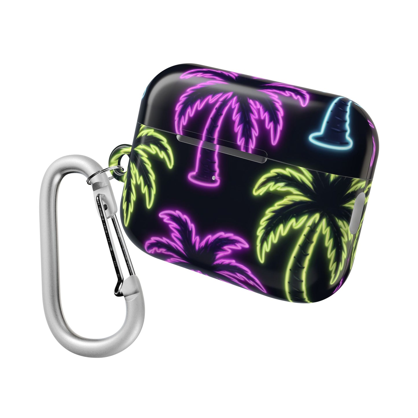 Neon Palm Trees AirPod Case