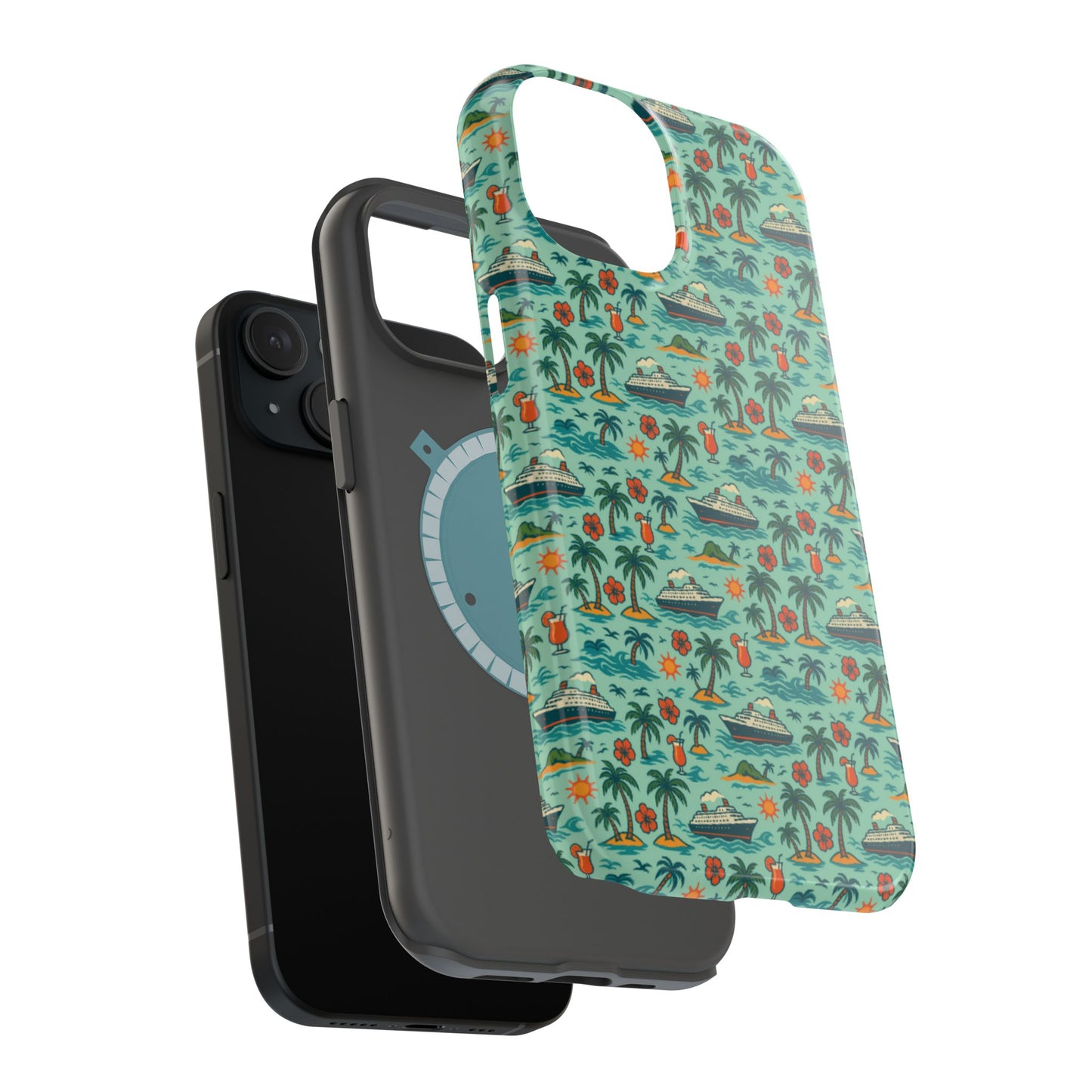 Tropical Cruise Tough iPhone Case