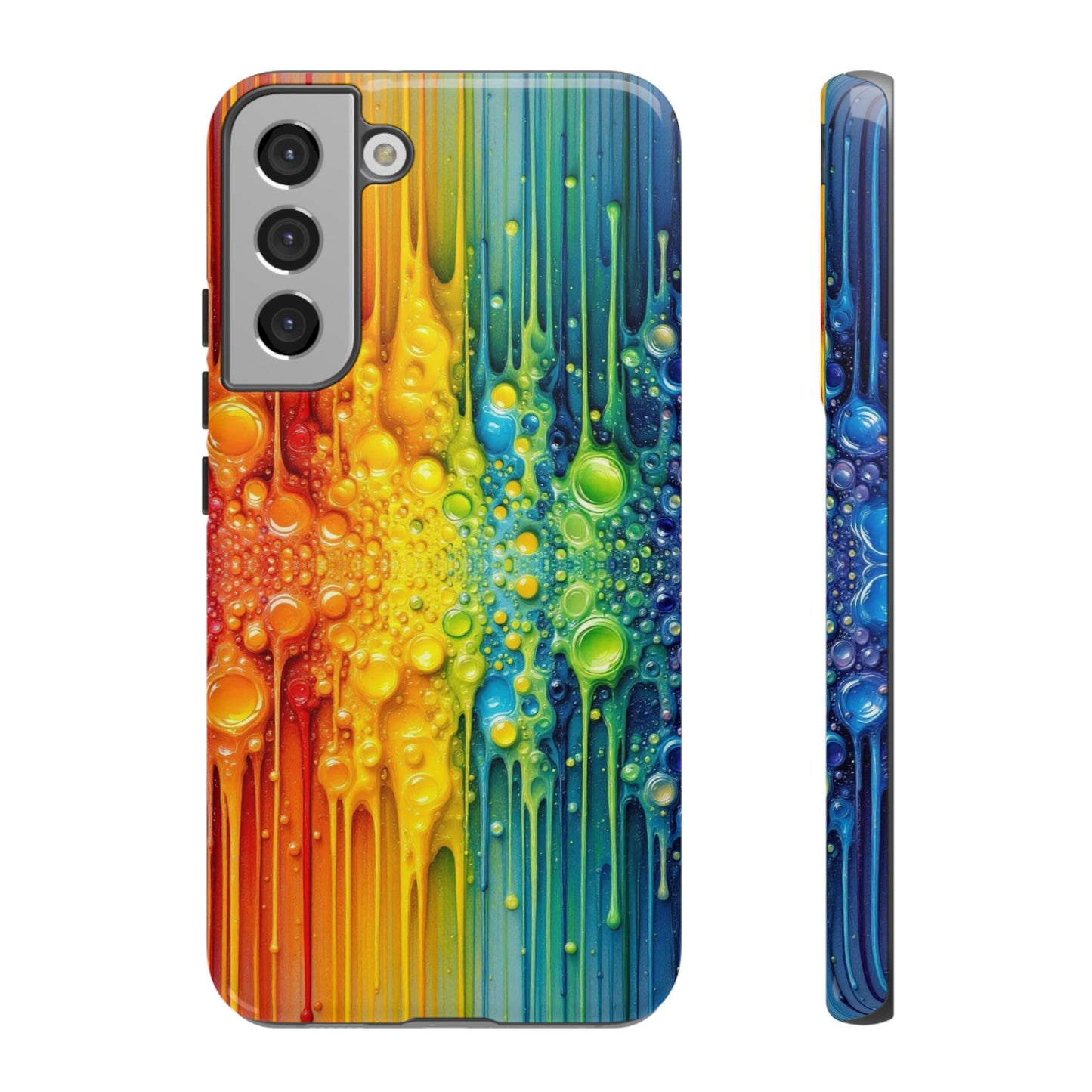 Rainbow Paint Splash Samsung Tough Case