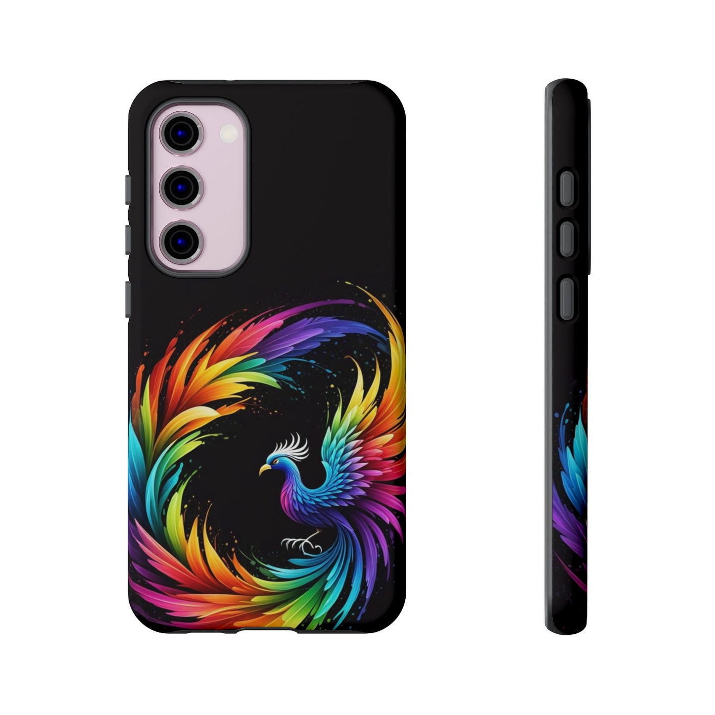 Rainbow Phoenix Design Samsung Phone Case