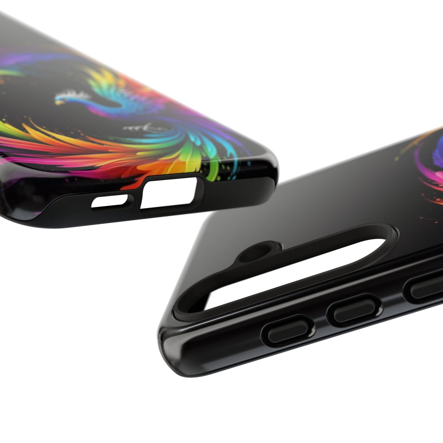 Rainbow Phoenix Design Samsung Phone Case