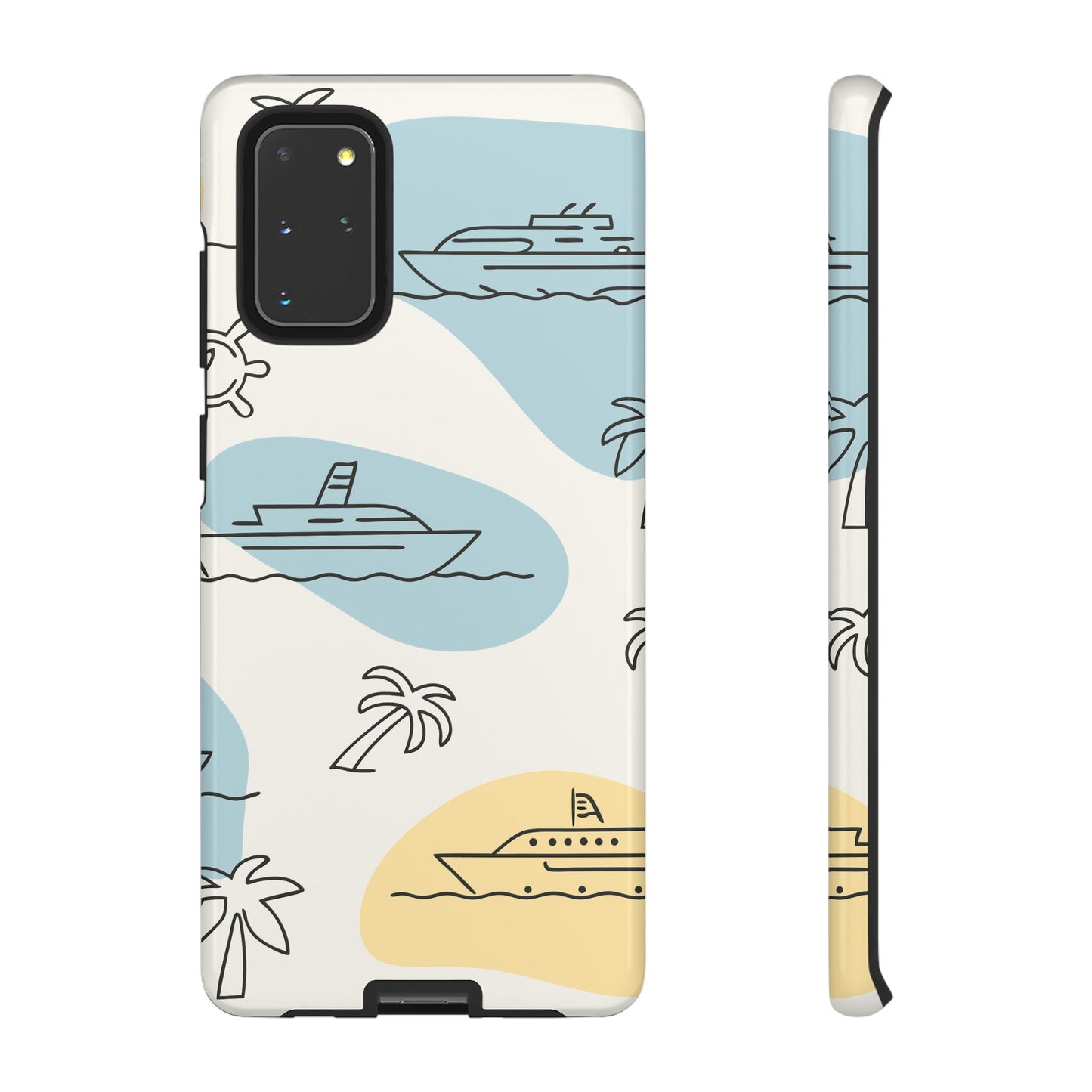Retro Cruise Vacation Samsung Tough Phone Case