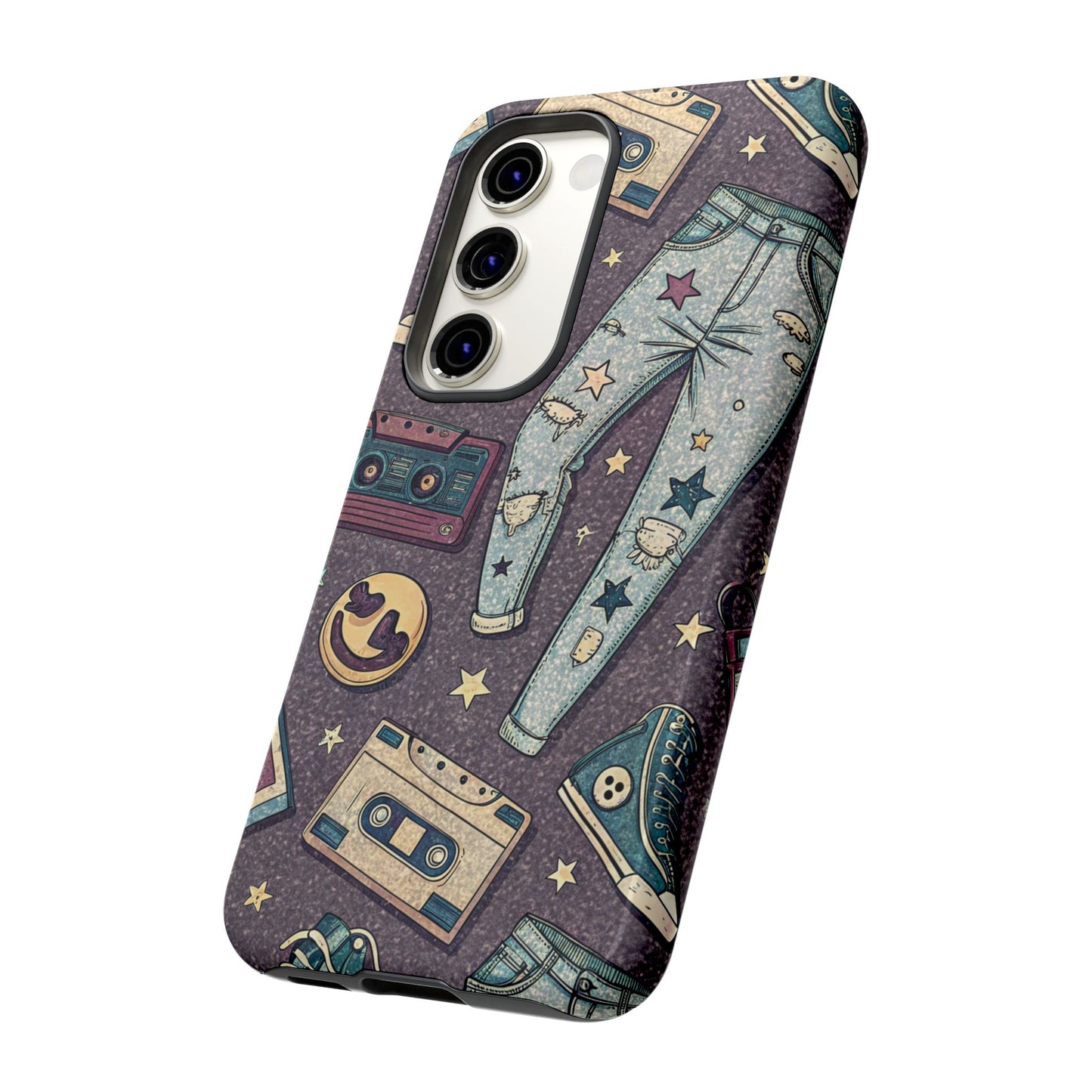90s Cassette Collage Samsung Tough Phone Case