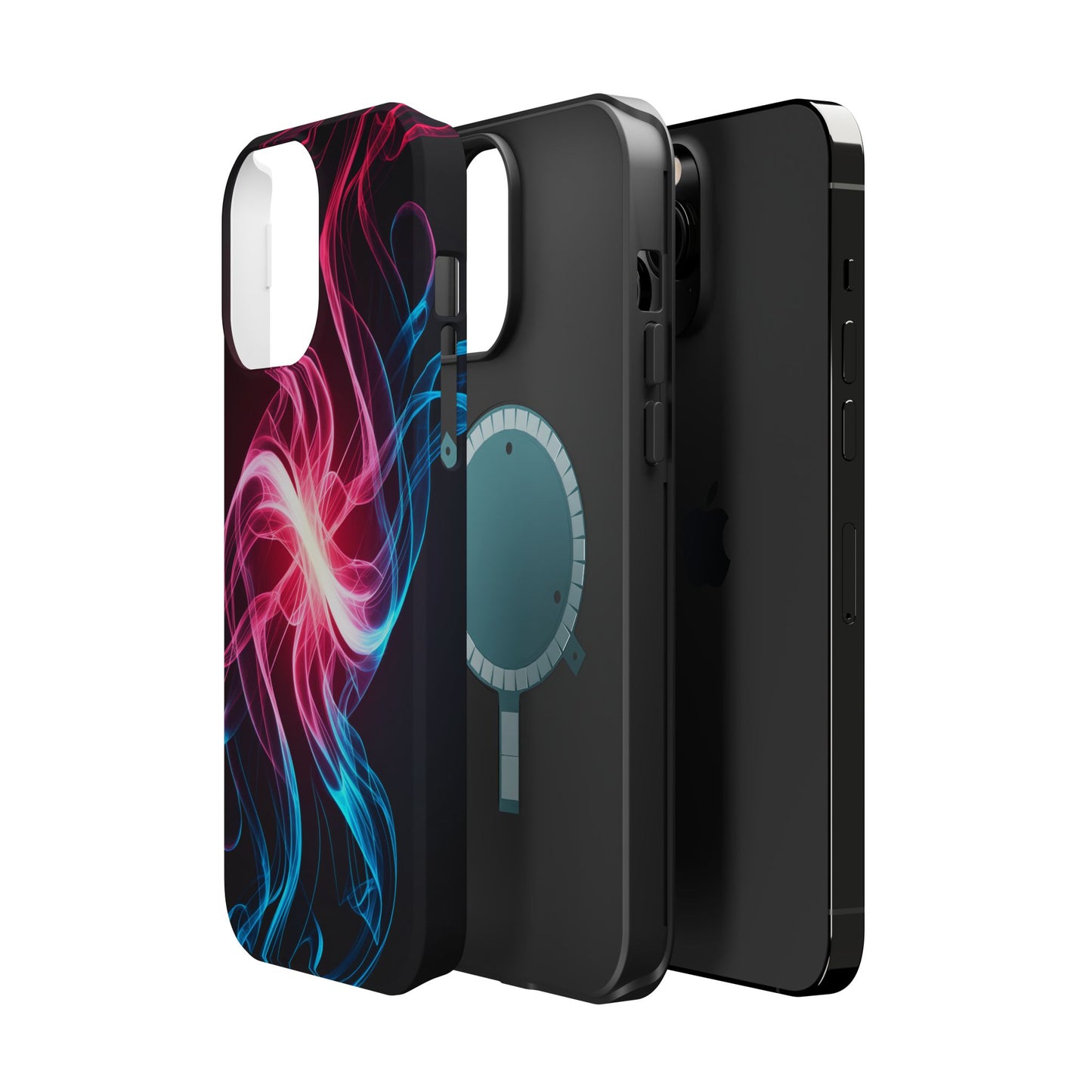 Red White and Blue Swirl Design iPhone Tough Case