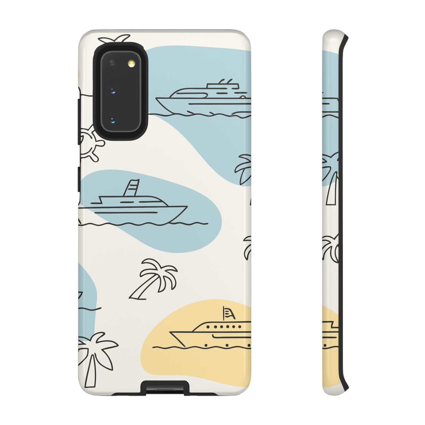 Retro Cruise Vacation Samsung Tough Phone Case