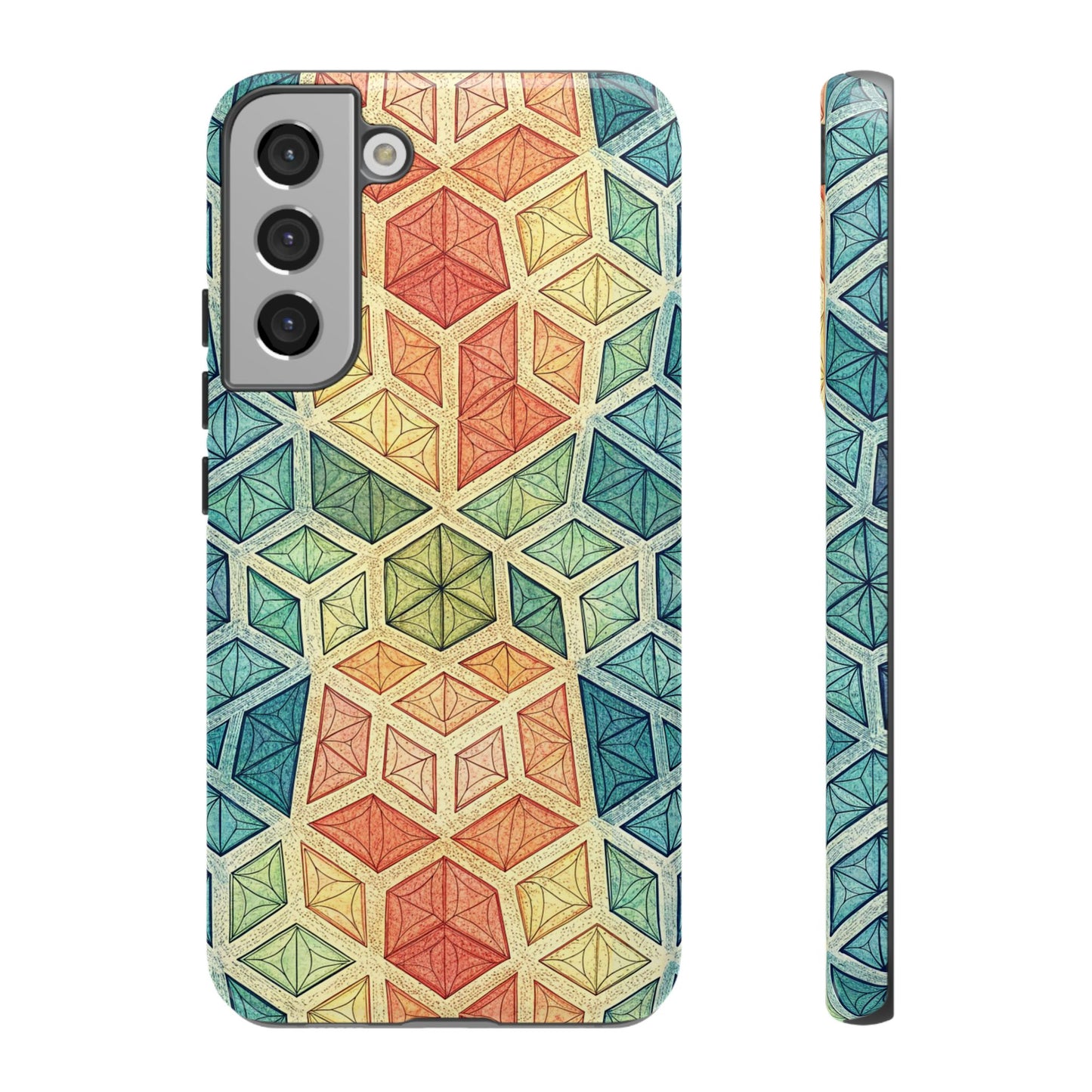 Colorful Fractal Samsung Tough Cases
