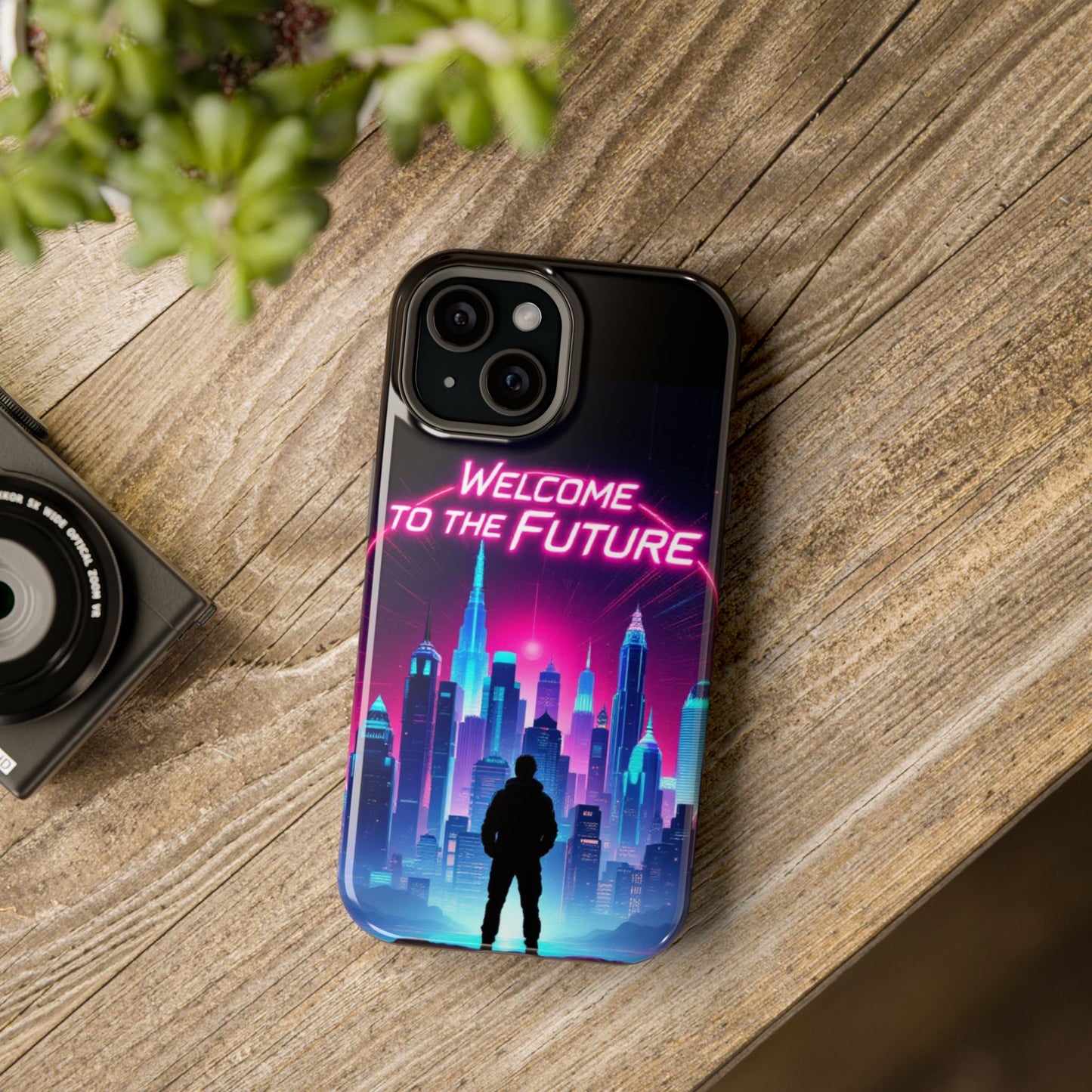 Welcome to the Future Graphic Tough iPhone Case