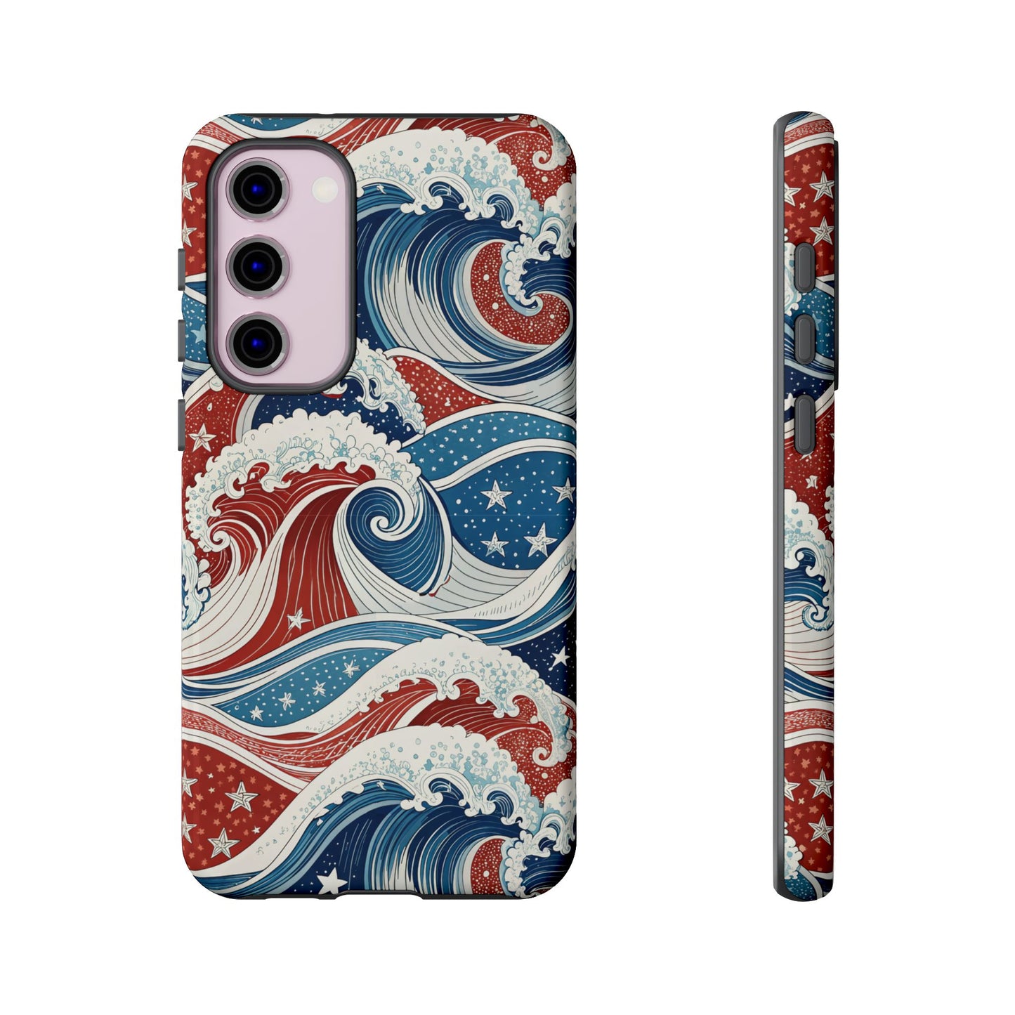 Patriotic Waves Samsung Tough Case Phone Case