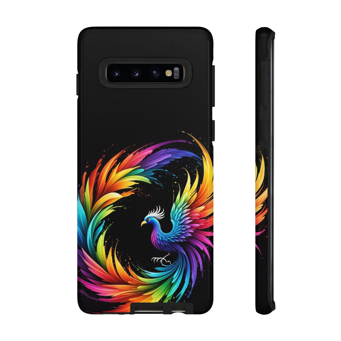 Rainbow Phoenix Design Samsung Phone Case