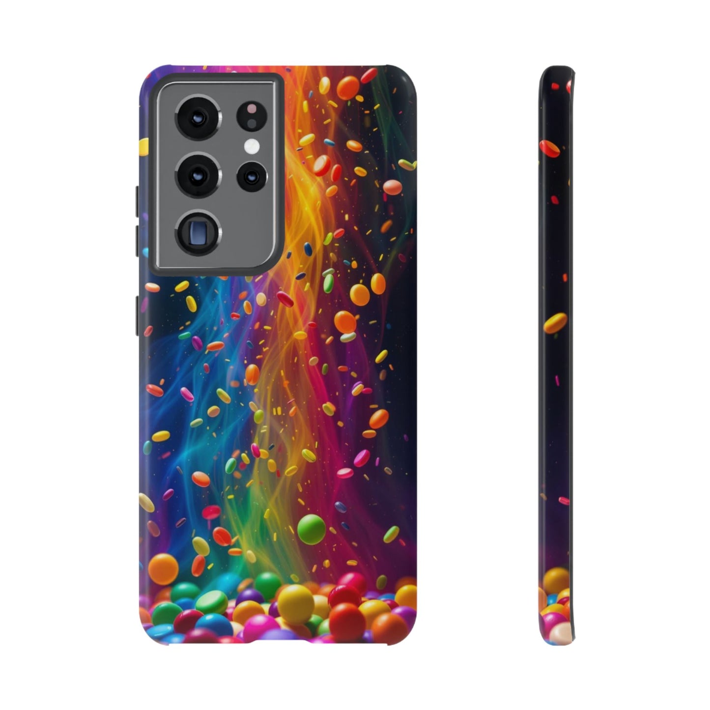 Rainbow Candy Rain Tough Phone Case