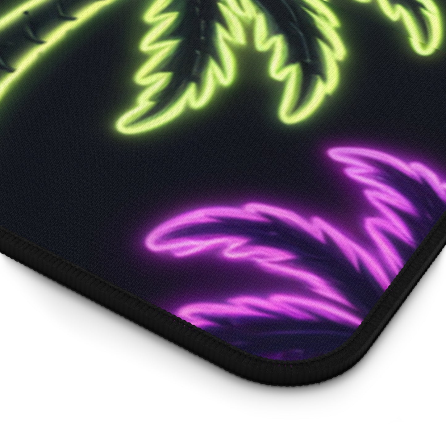 Neon Palm Tree Desk Mat