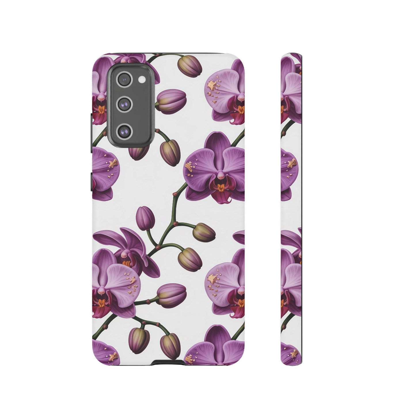 Purple Orchid Design Samsung Tough Case