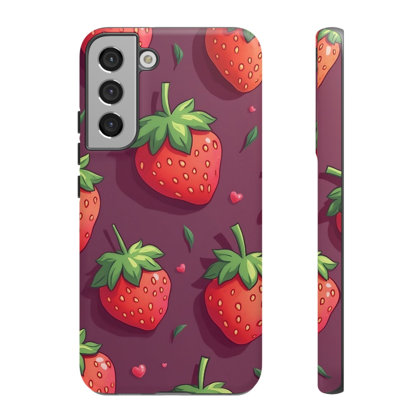 Strawberry Design Samsung Tough Phone Case