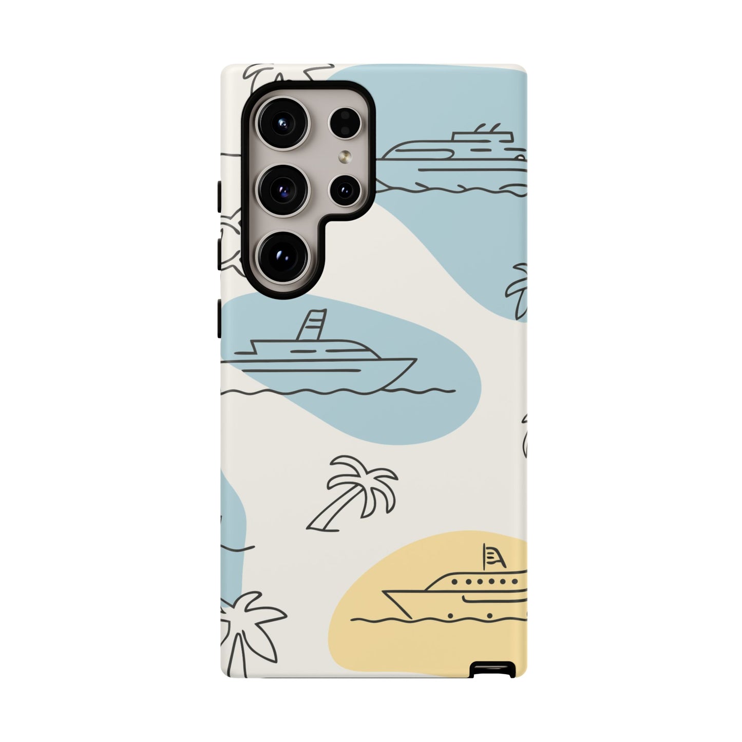 Retro Cruise Vacation Samsung Tough Phone Case