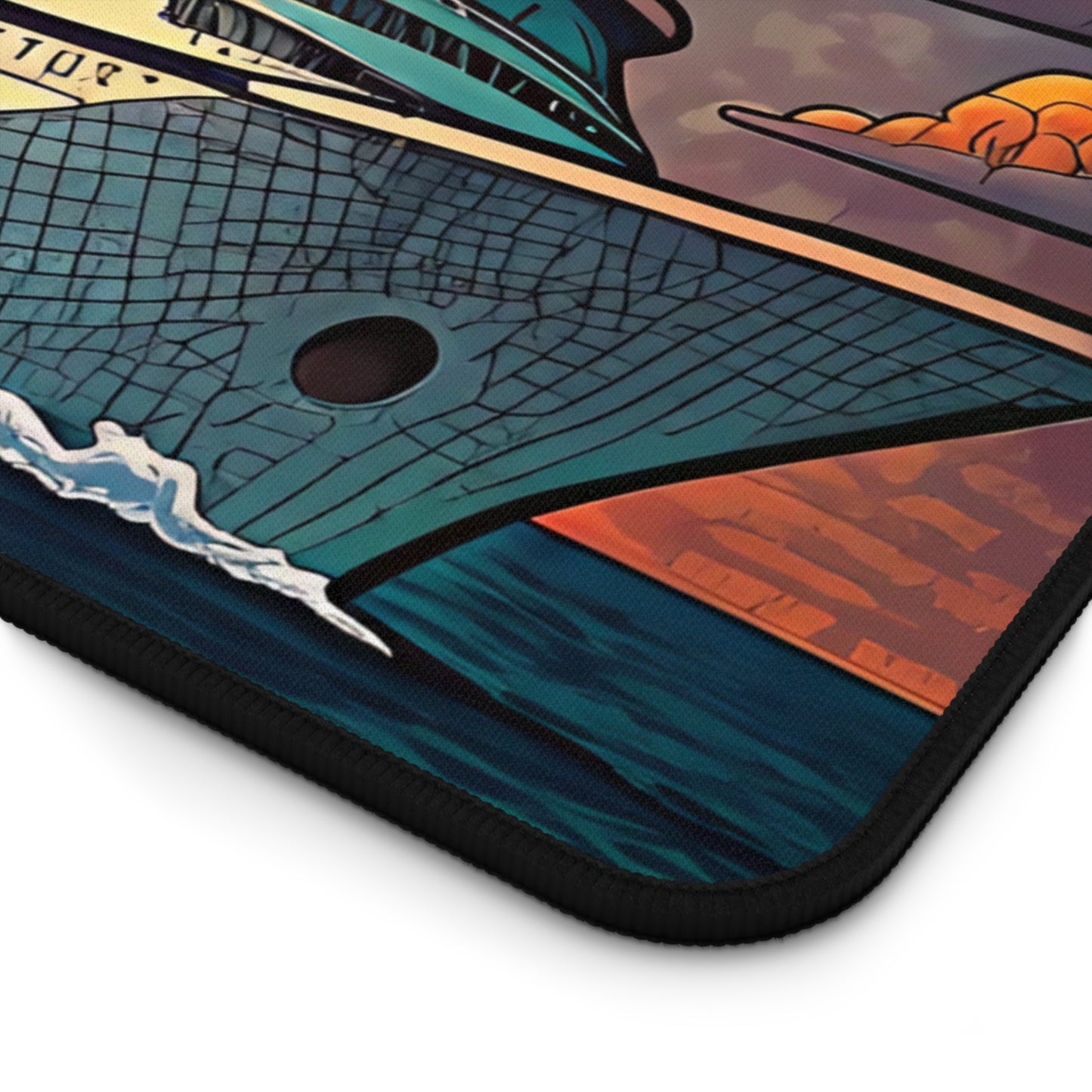 Cruise Life Stained Glass Inspired Desk Mat