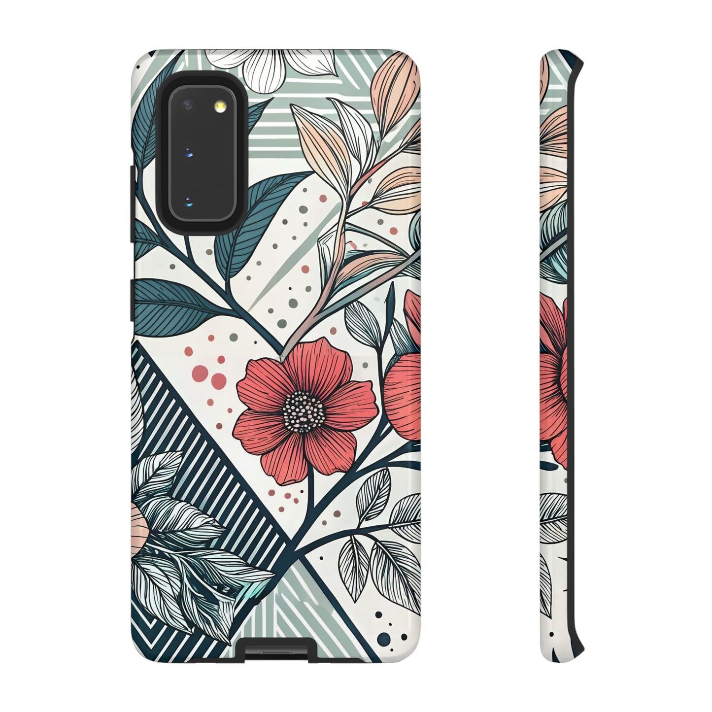 Geometric Flower Samsung Case
