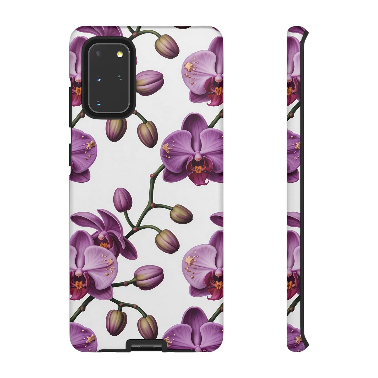 Purple Orchid Design Samsung Tough Case