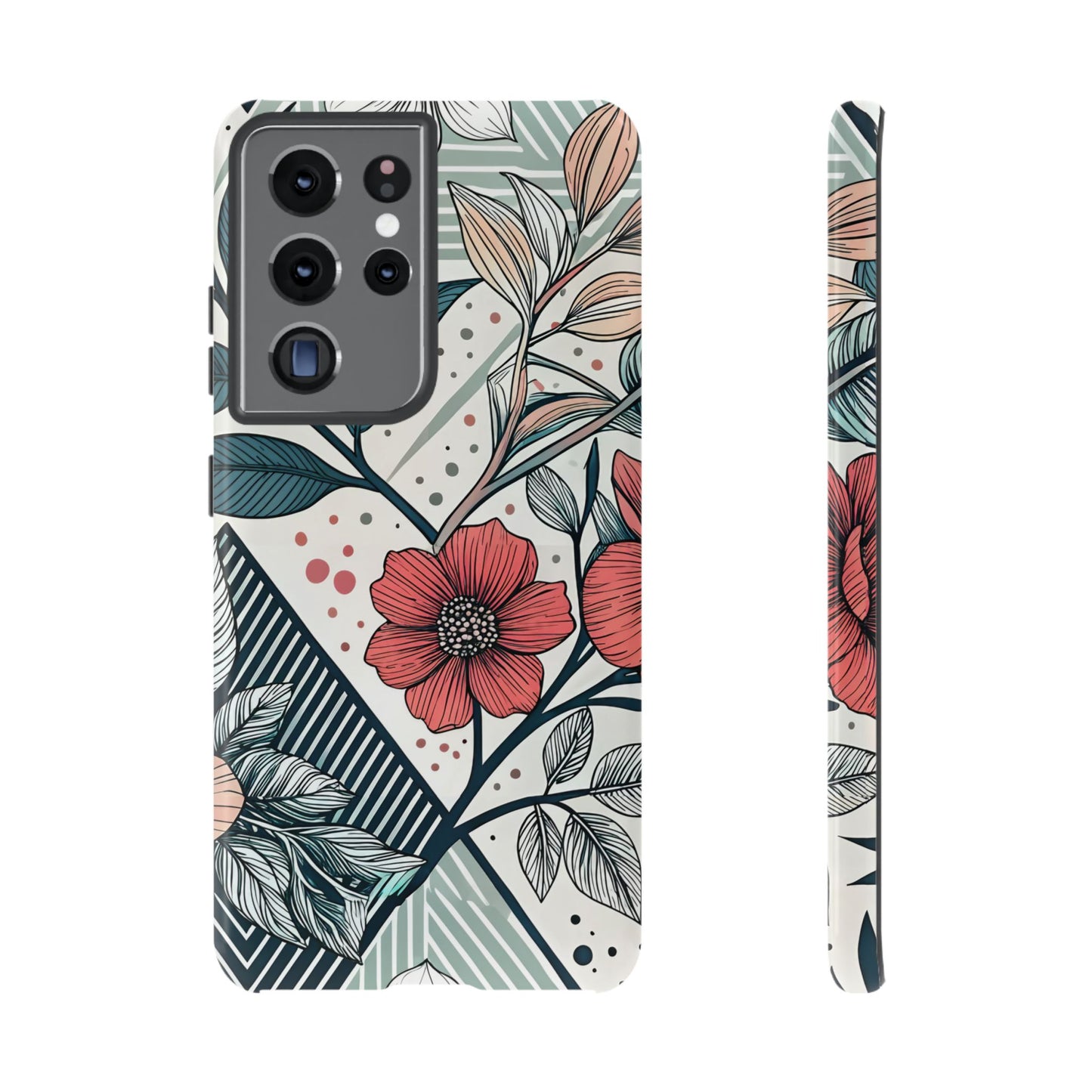 Geometric Flower Samsung Case