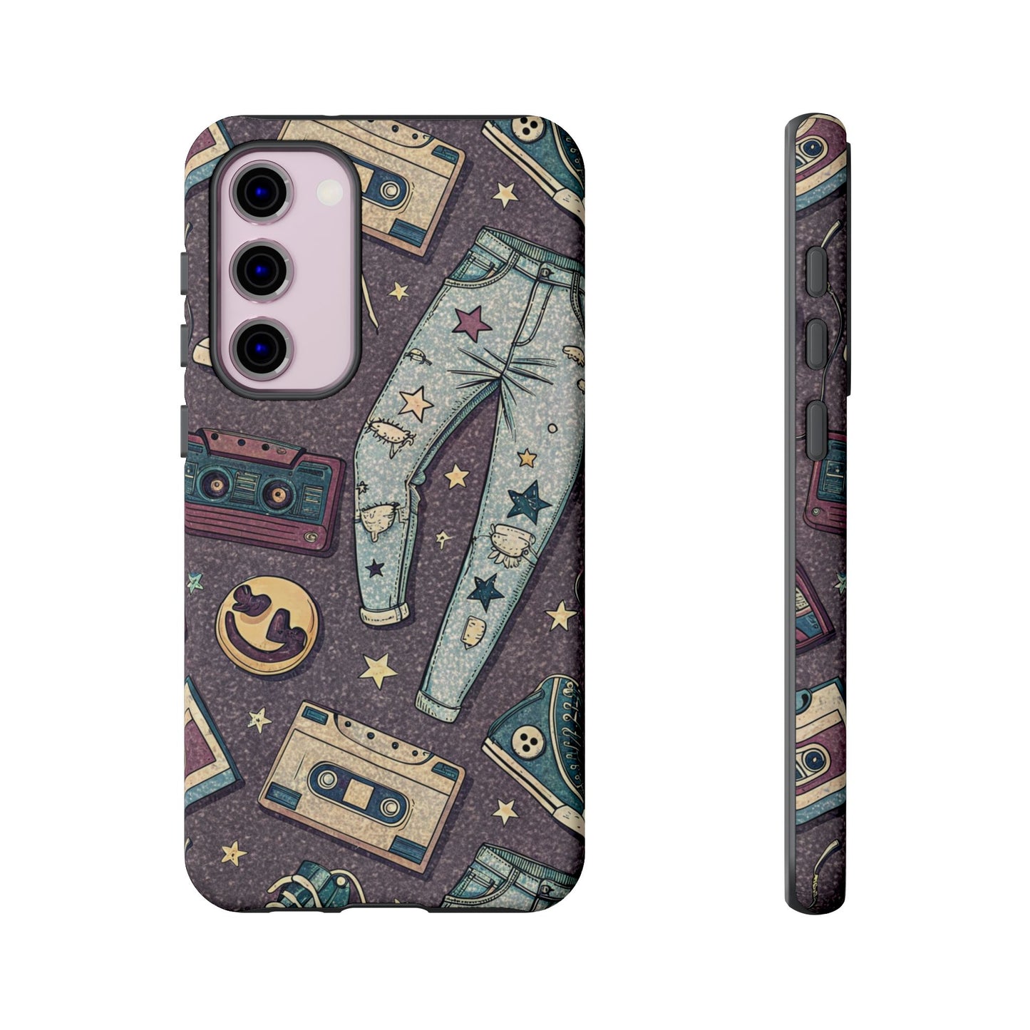 90s Cassette Collage Samsung Tough Phone Case