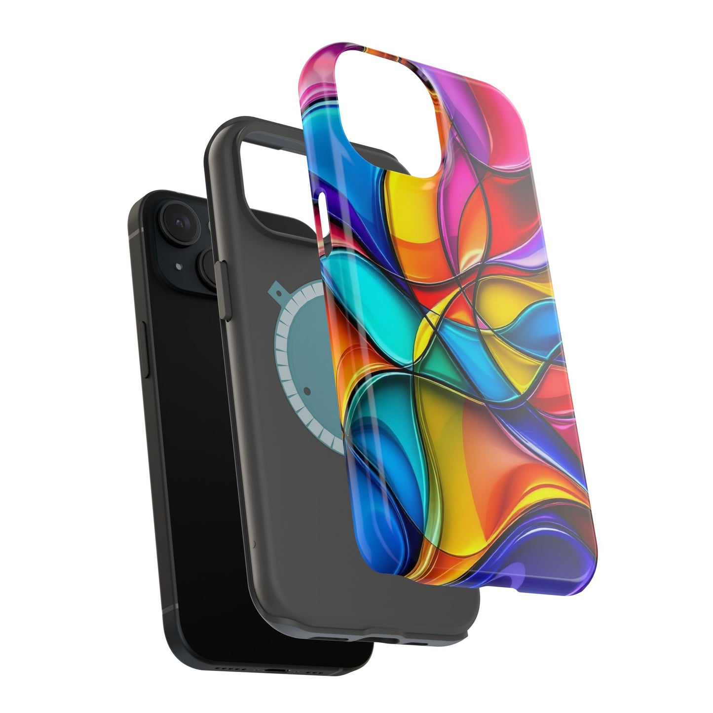 Rainbow Pride Art Design iPhone Tough Case