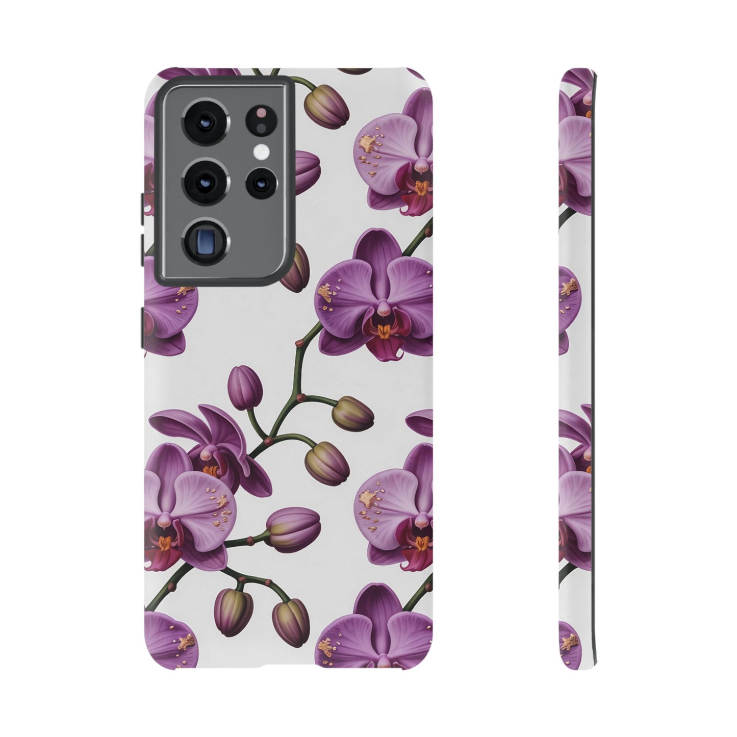 Purple Orchid Design Samsung Tough Case