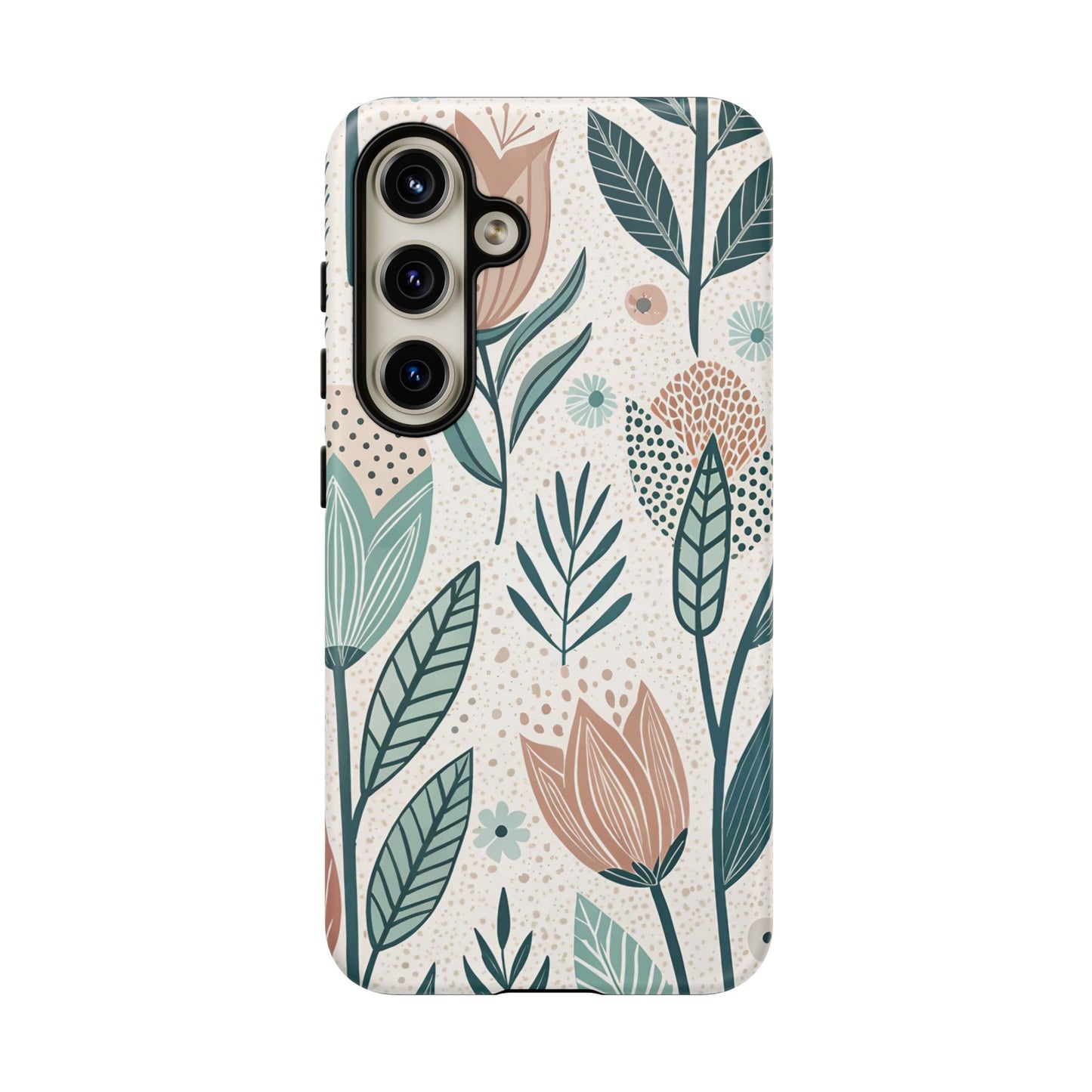 Swedish Inspired Floral Design Samsung Phone Case