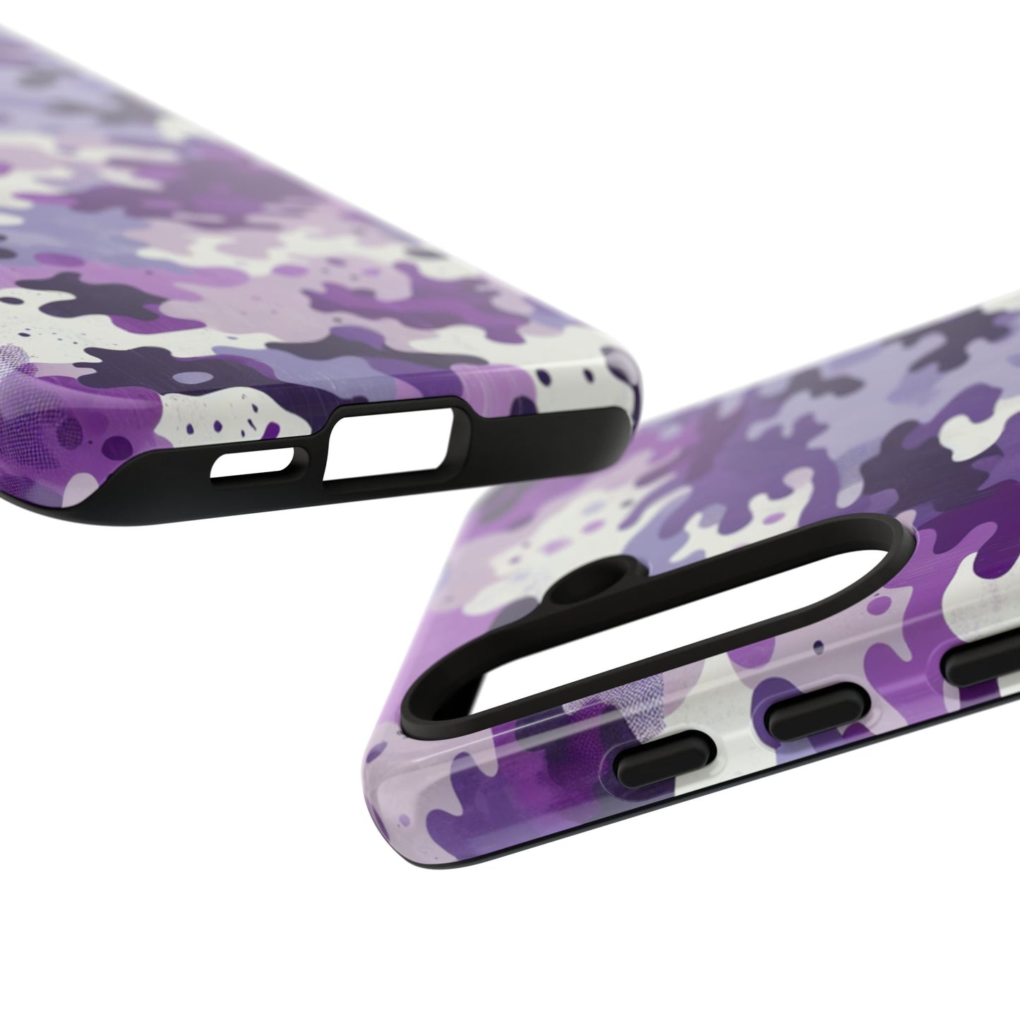 Purple Camouflage Samsung Phone Case