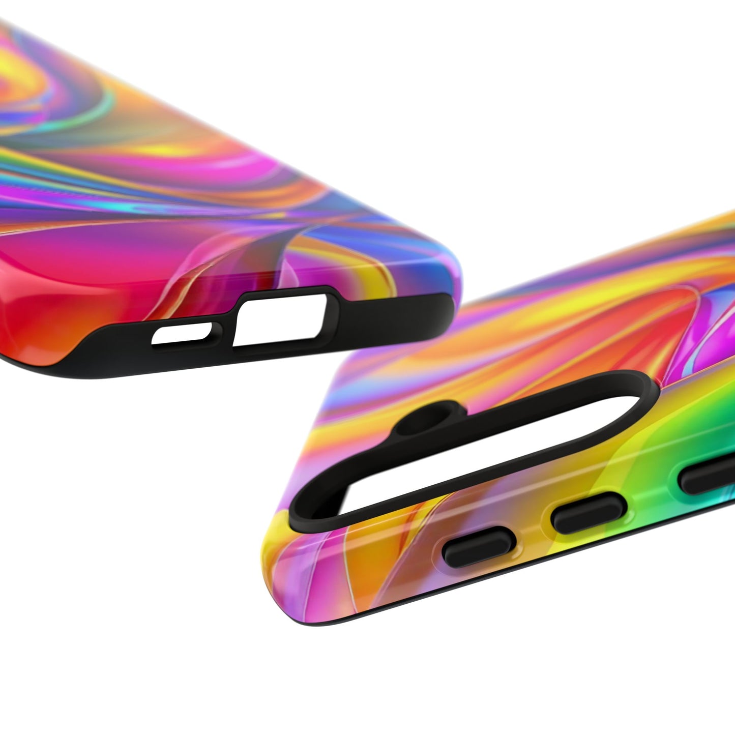 Deconstructed Rainbow Wave Samsung Tough Case