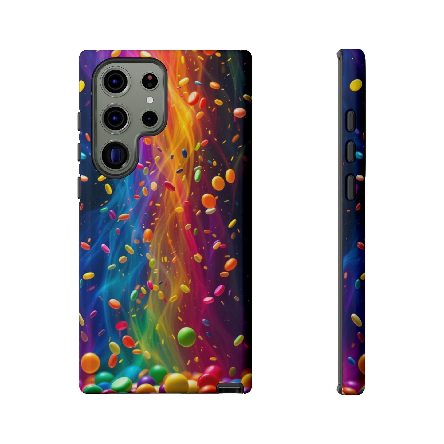 Rainbow Candy Rain Tough Phone Case