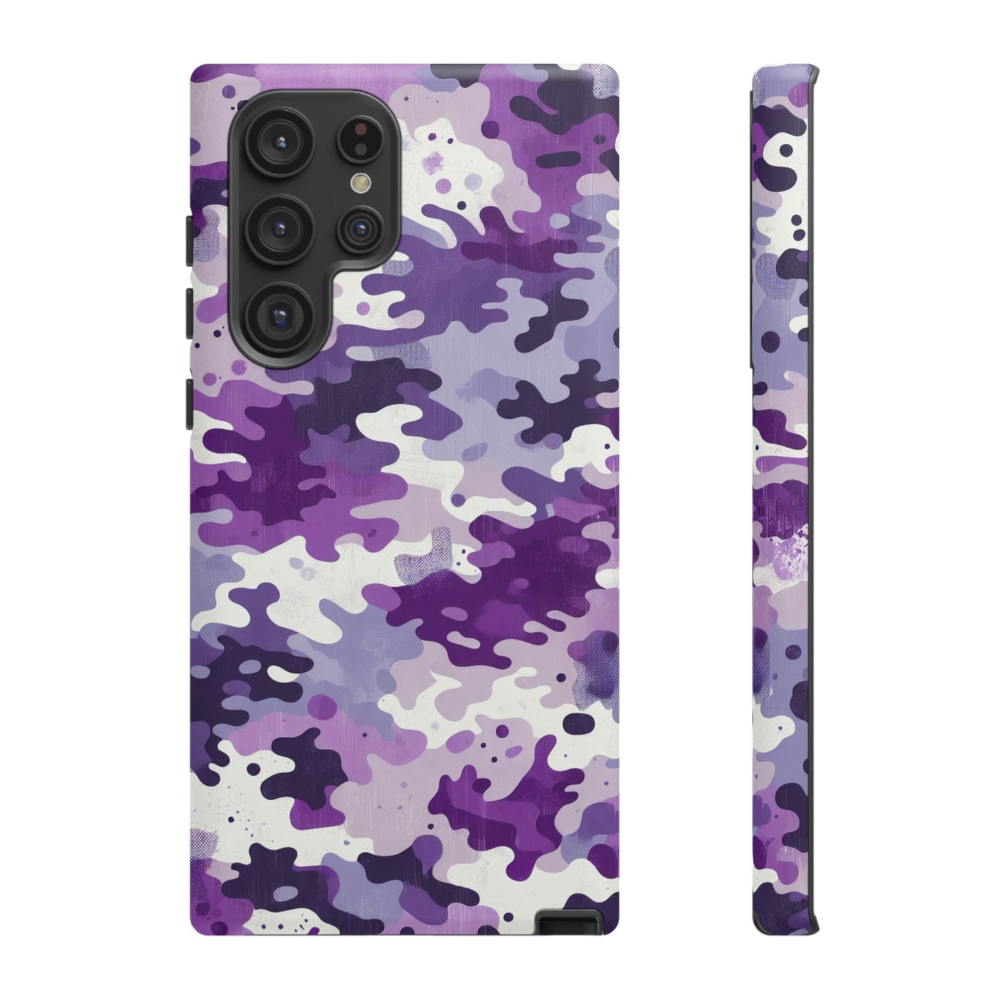 Purple Camouflage Samsung Phone Case