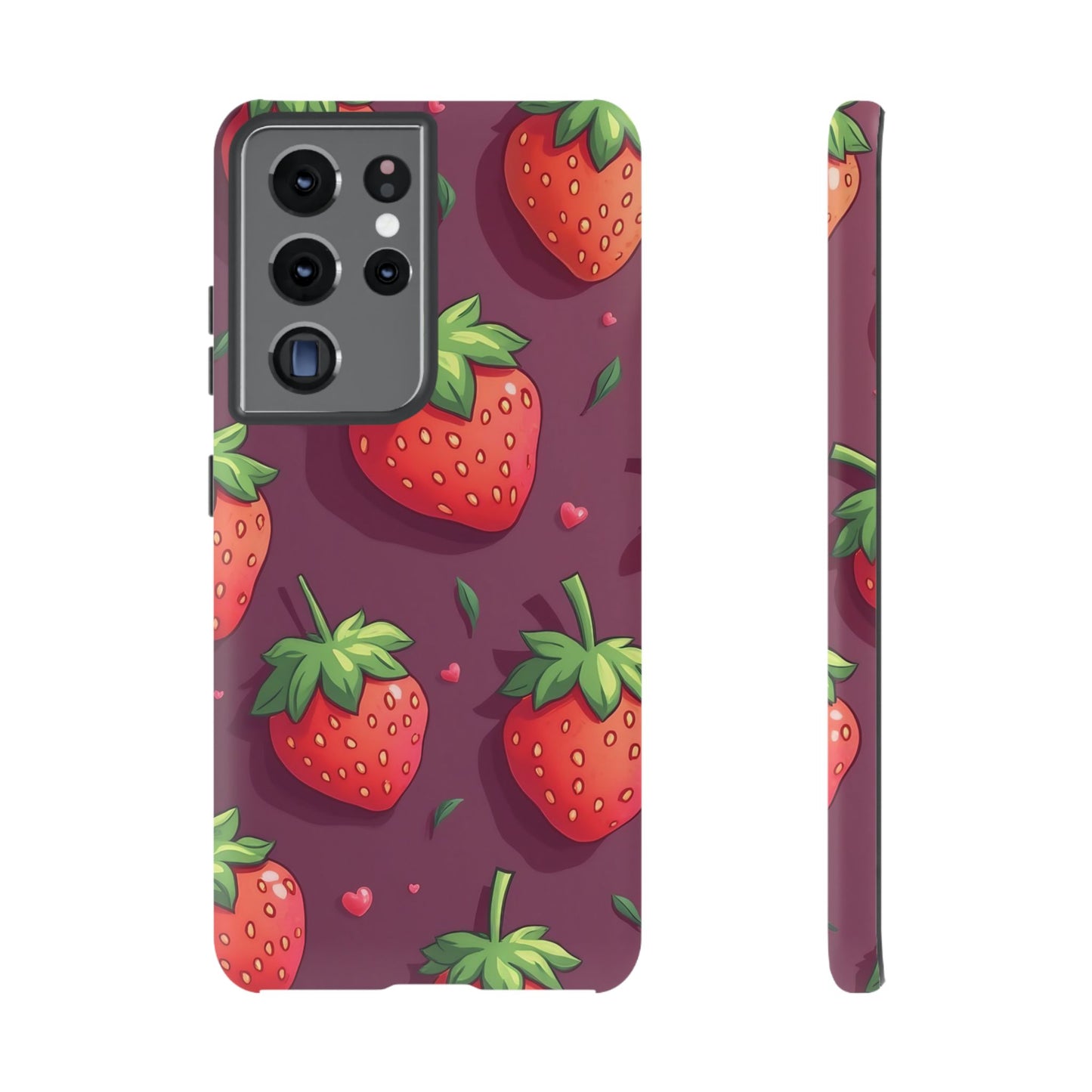 Strawberry Design Samsung Tough Phone Case