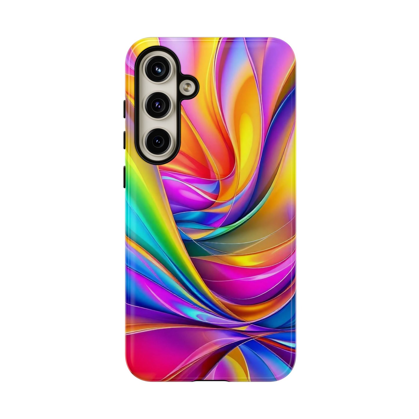 Deconstructed Rainbow Wave Samsung Tough Case