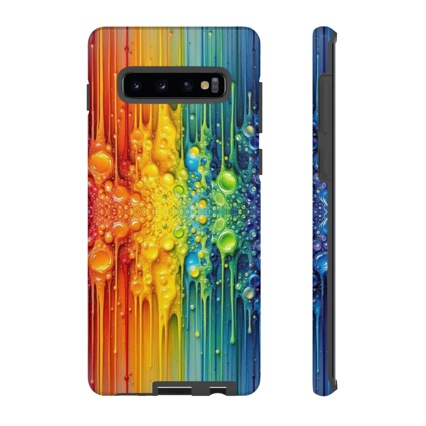 Rainbow Paint Splash Samsung Tough Case